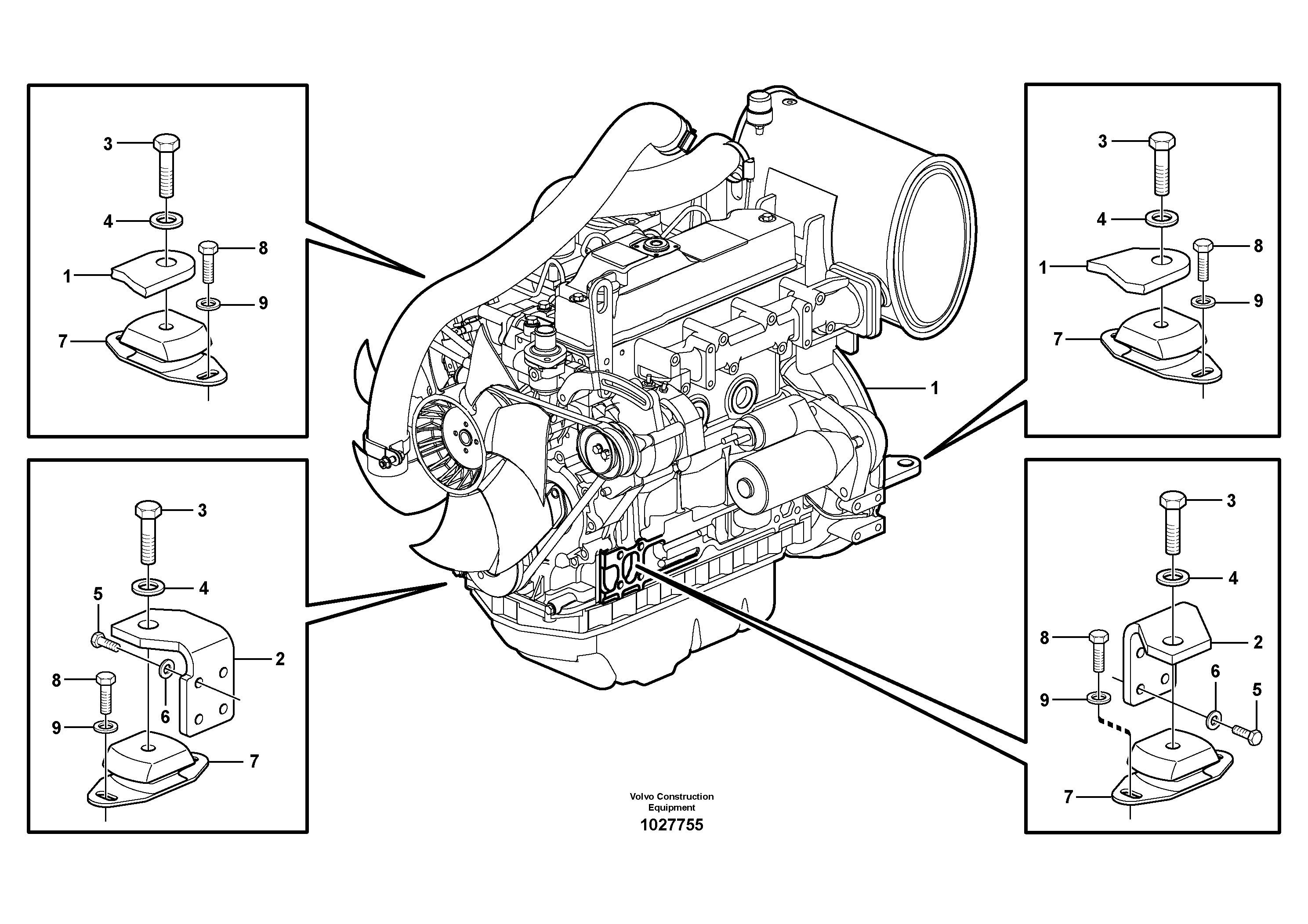 Cage VOE11807423 VOLVO