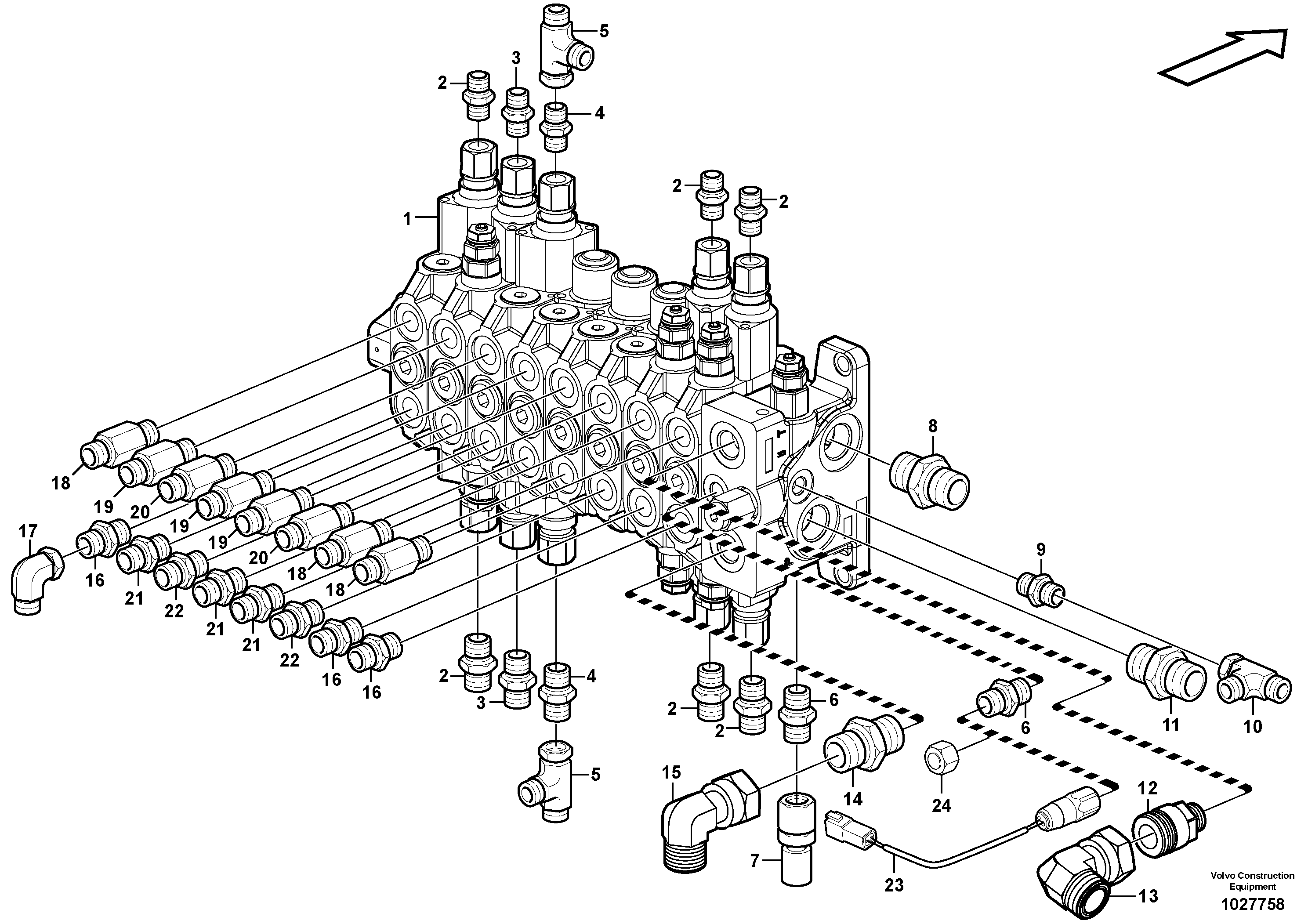 Travel secondary VOE11808599 VOLVO
