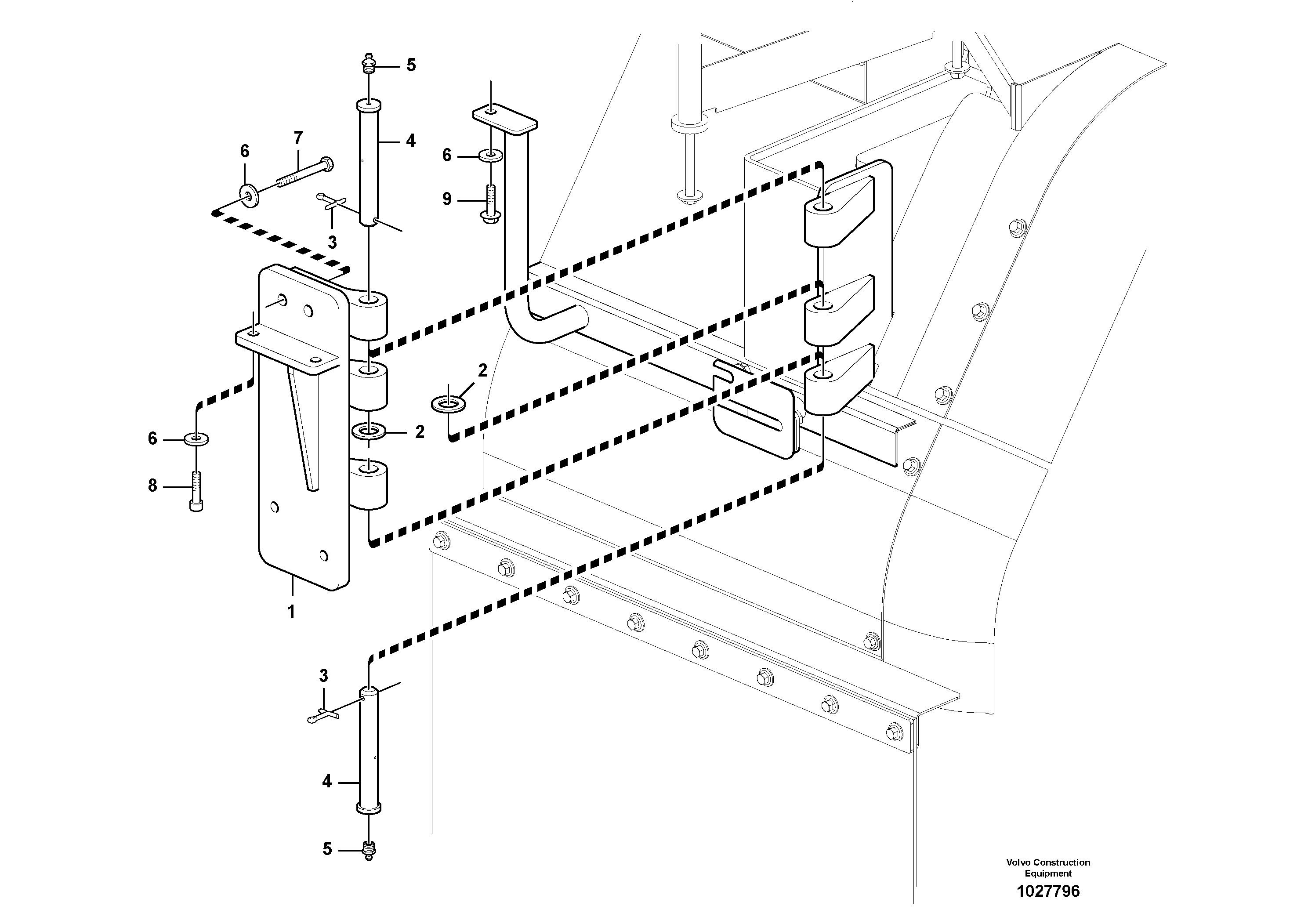 Locking Plate VOE11198216 VOLVO