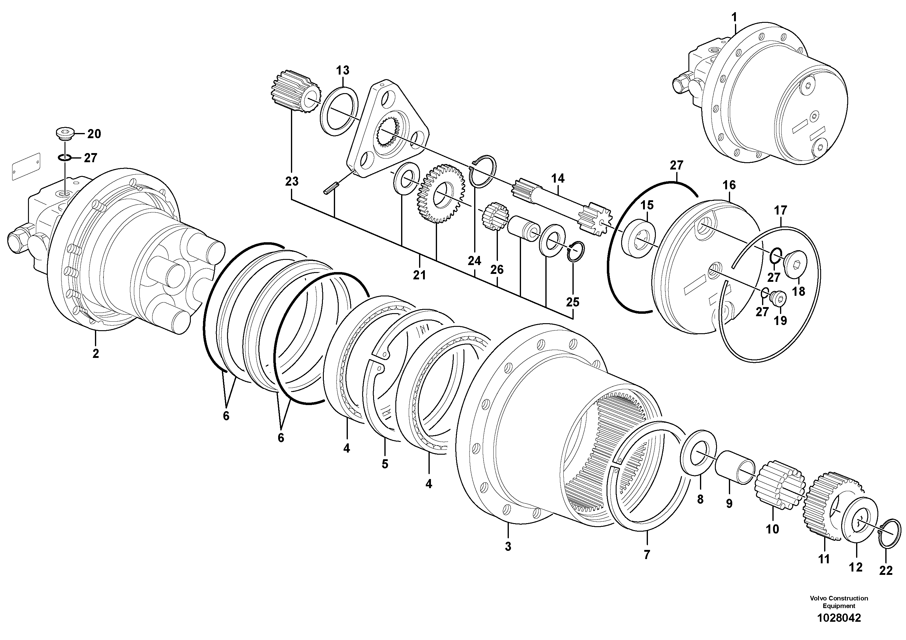 Opr Cylinder VOE11808037 VOLVO