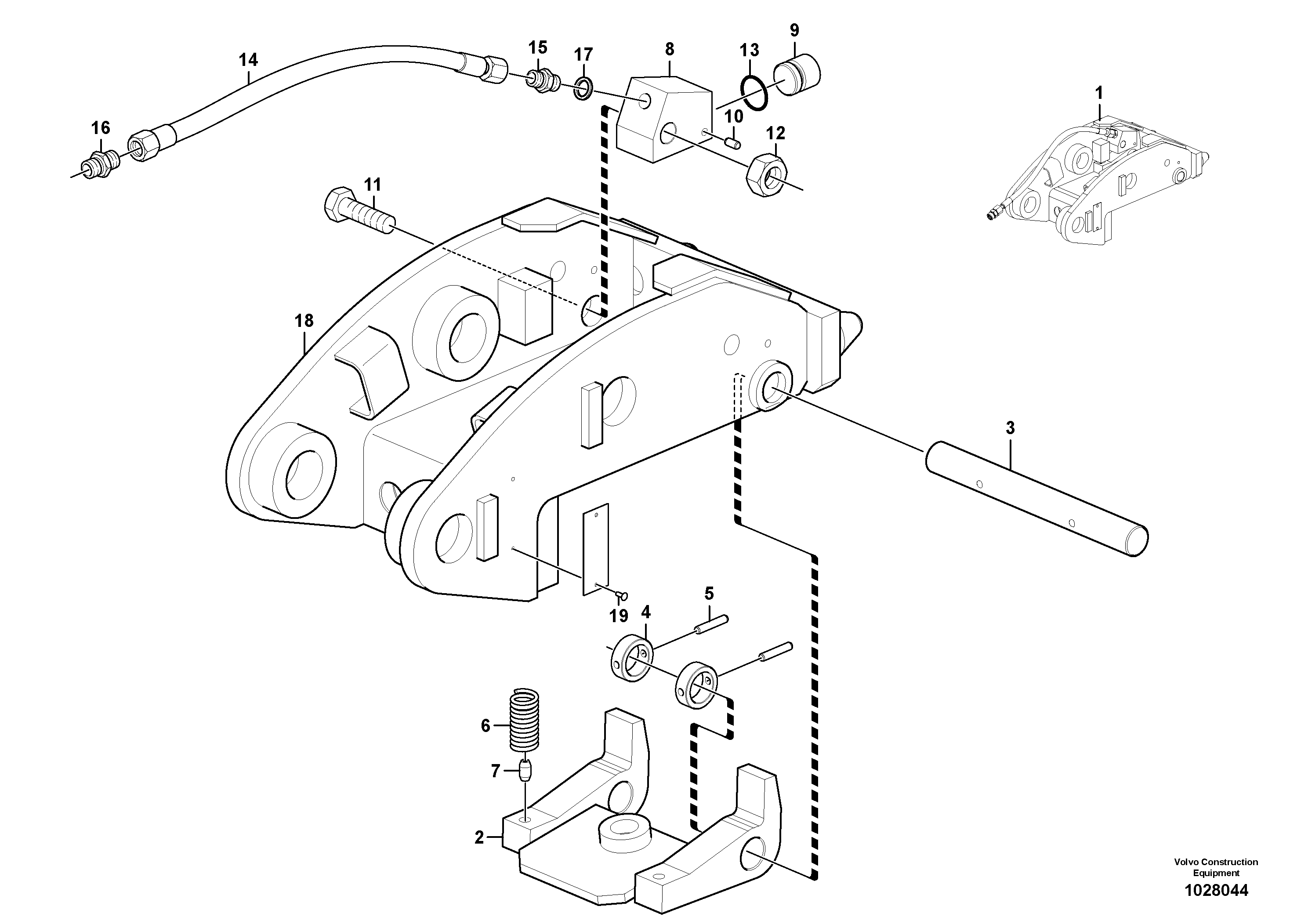 Insulating plate VOE11801577 VOLVO