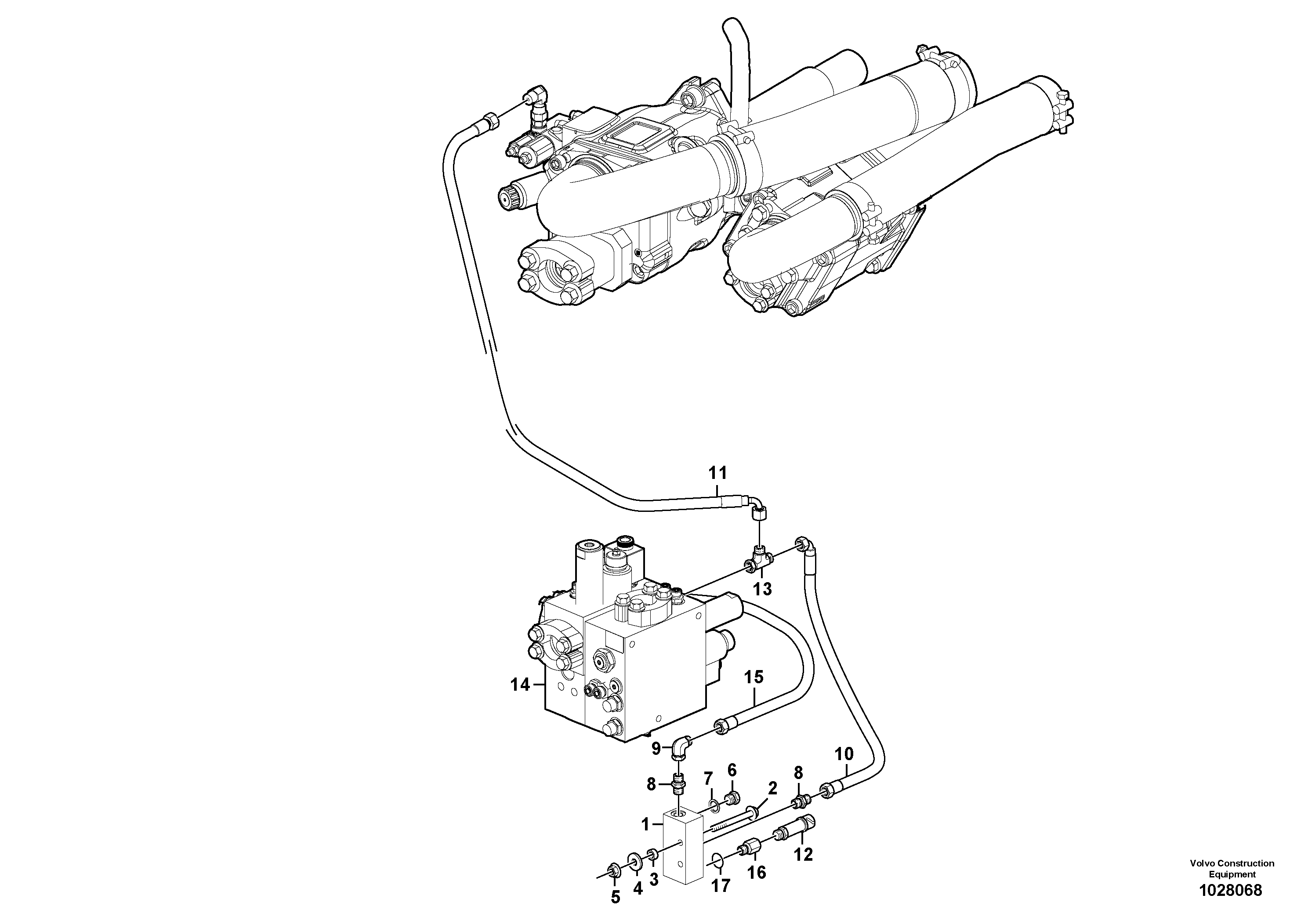 Timing gear casing VOE936566 VOLVO