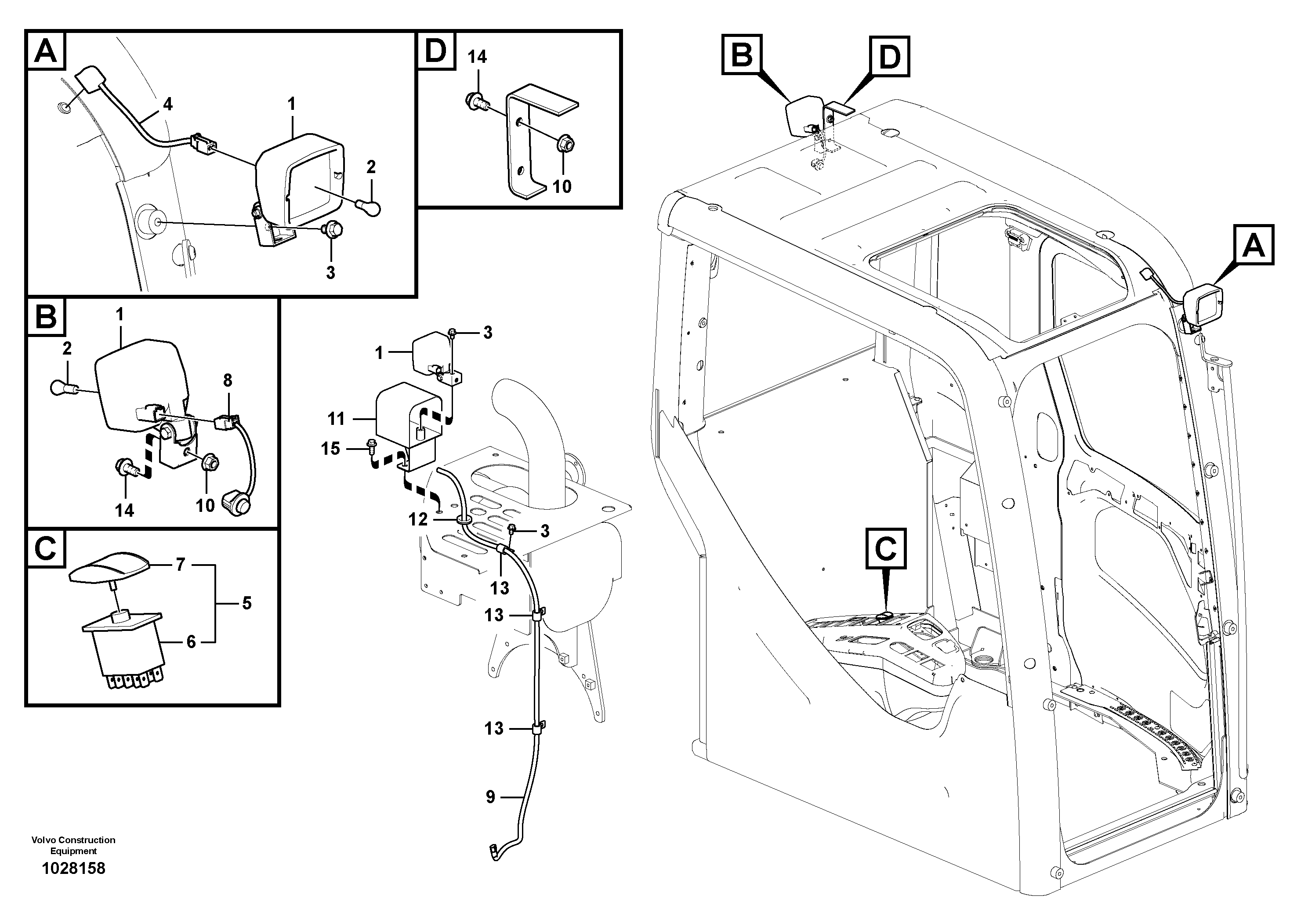 Wire harness VOE14560654 VOLVO