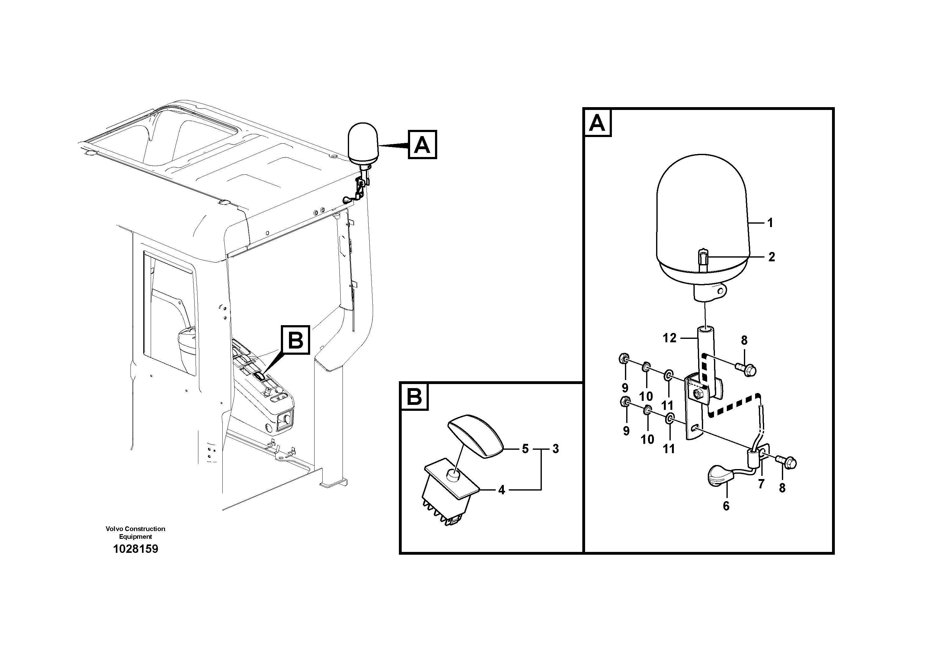 Seat frame RM/VOE14687776 VOLVO