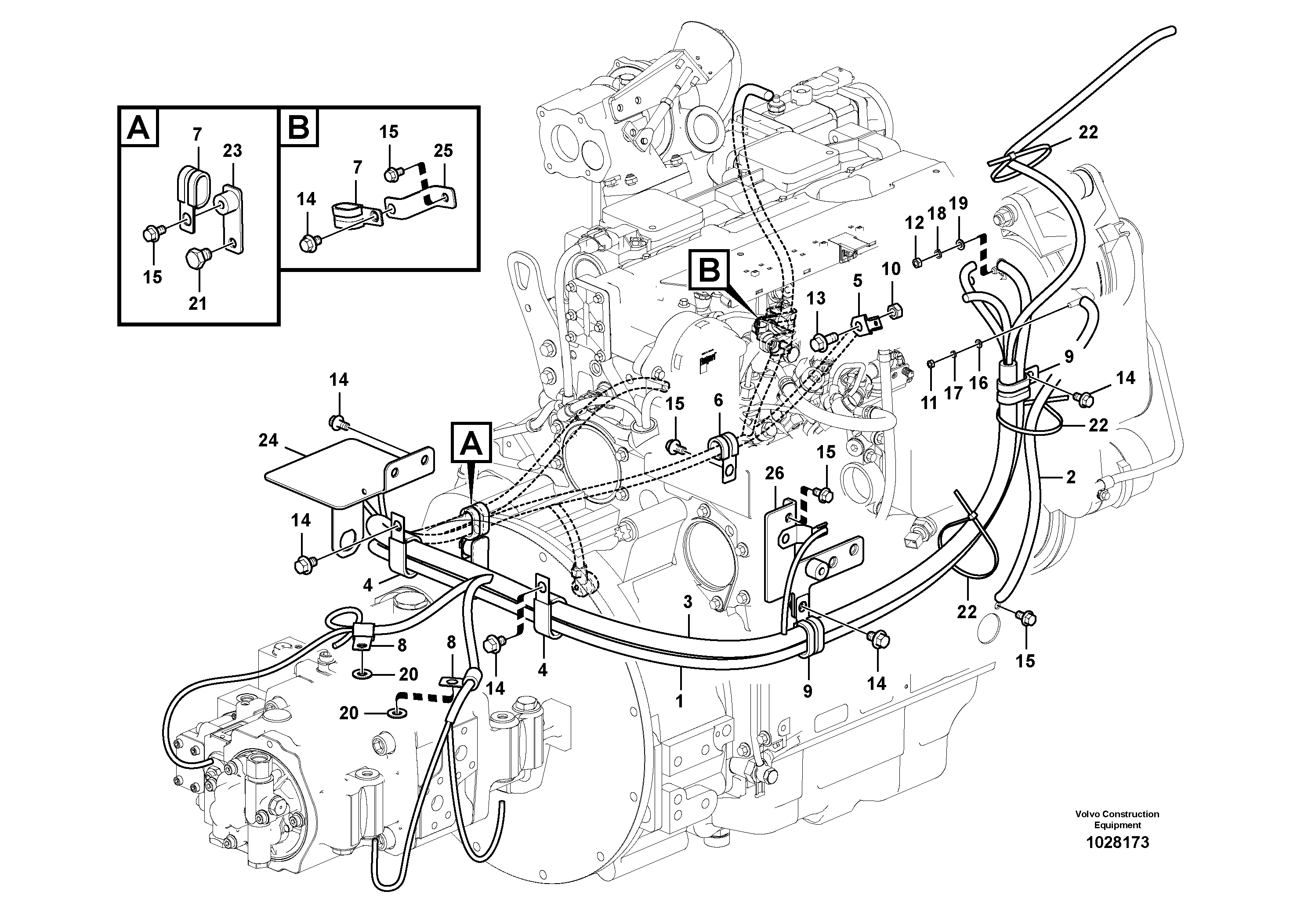 Seat frame VOE14556950 VOLVO