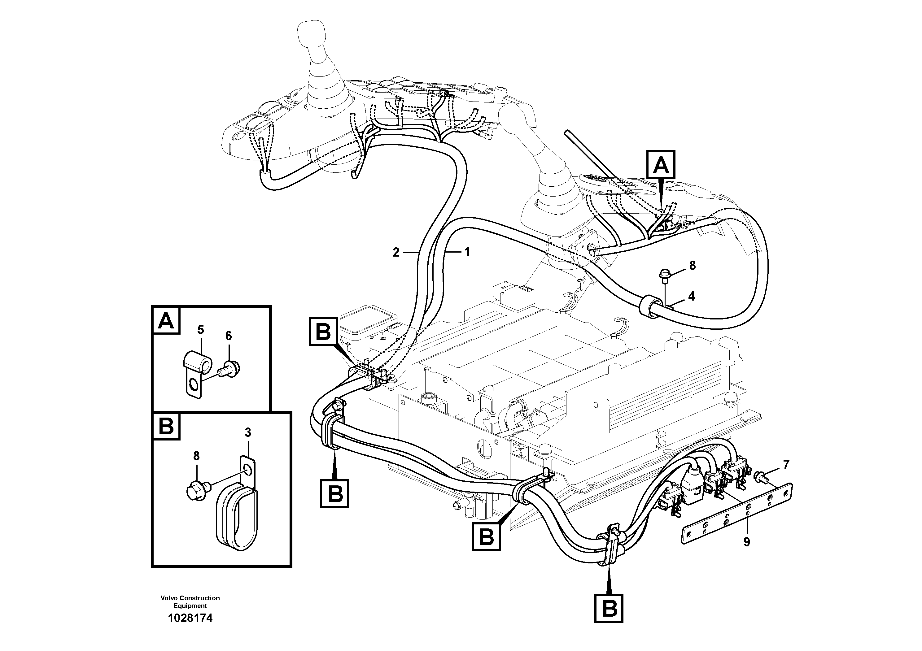Wire harness VOE14538735 VOLVO