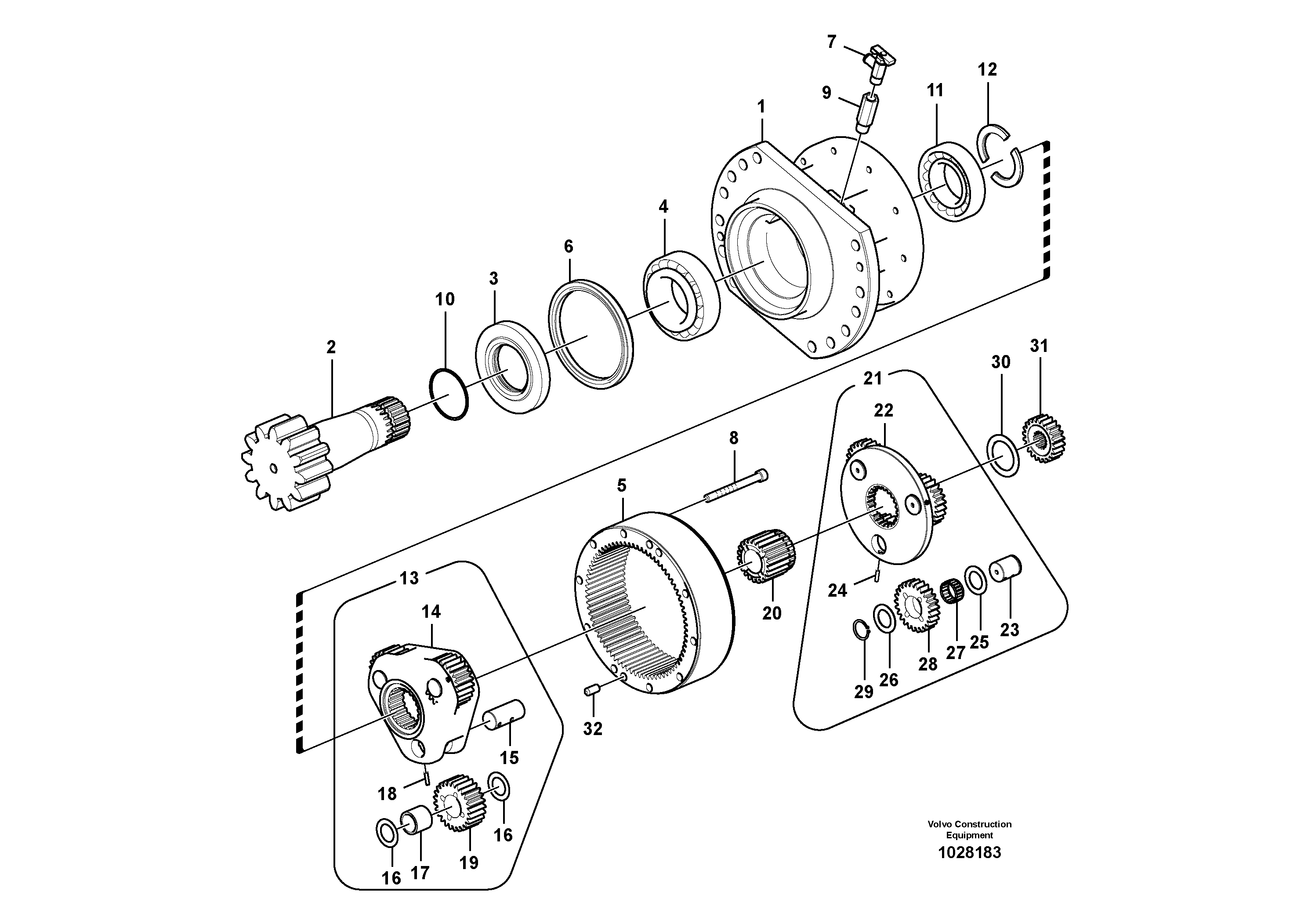 Wheel chock VOE14563573 VOLVO