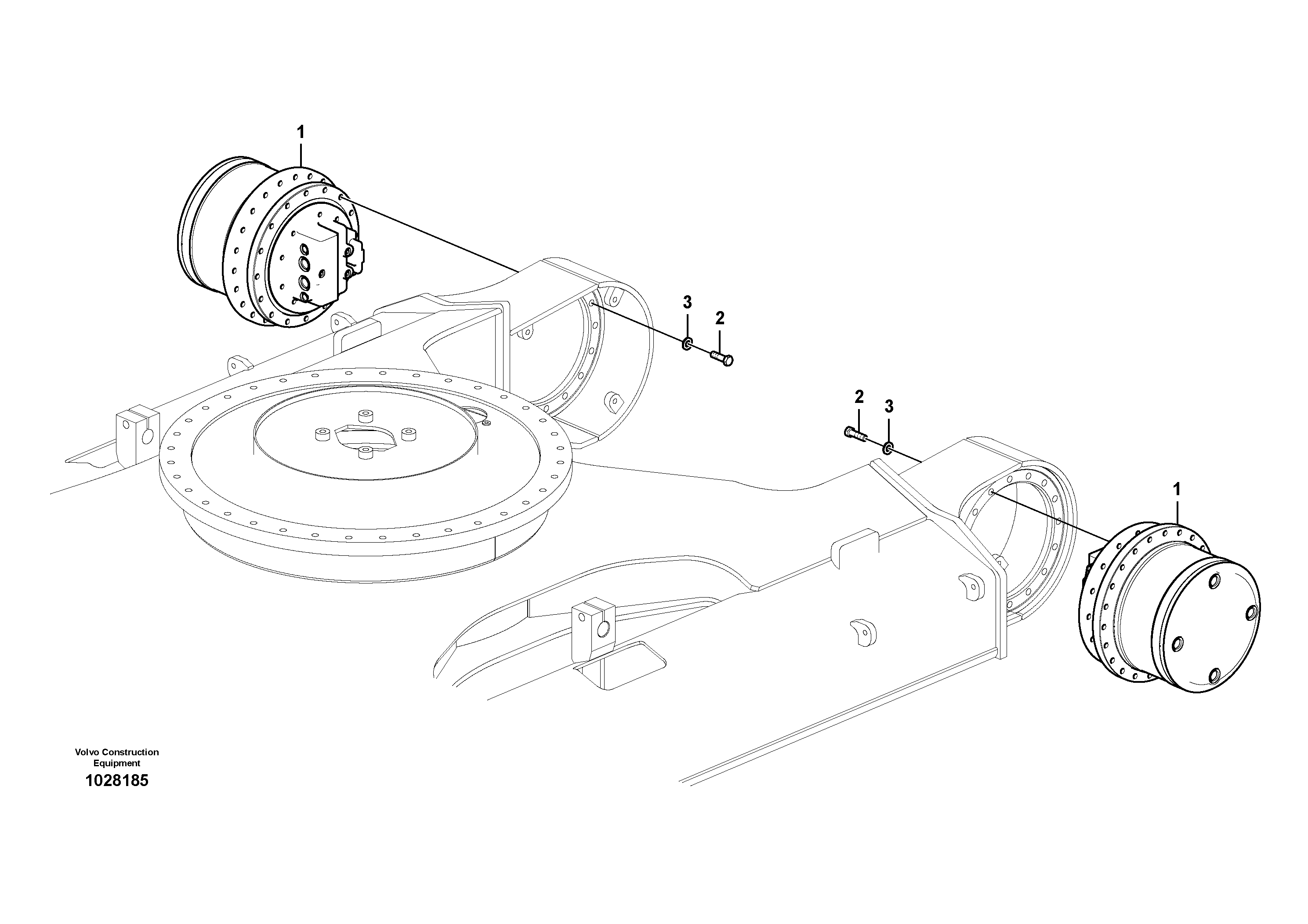 Brake disk VOE14661875 VOLVO