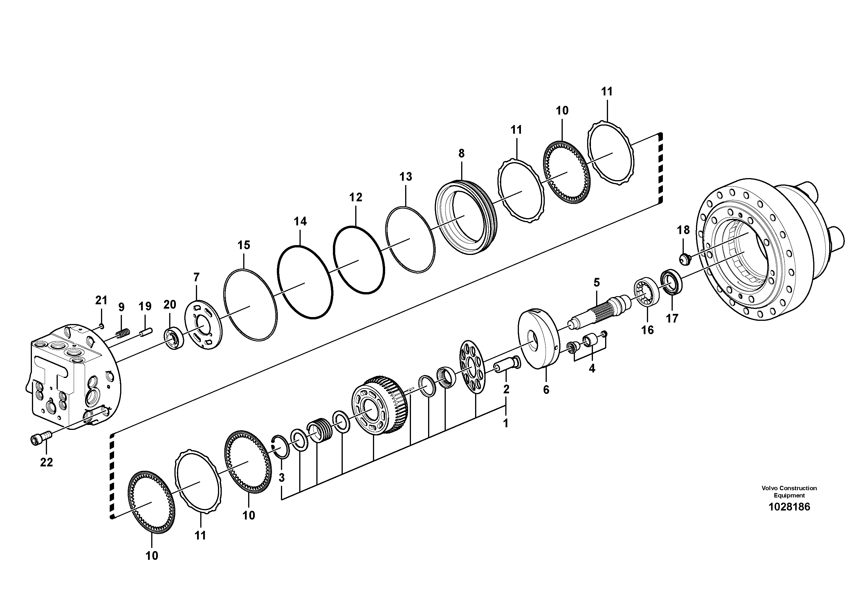 Rubber Clamp VOE14573799 VOLVO