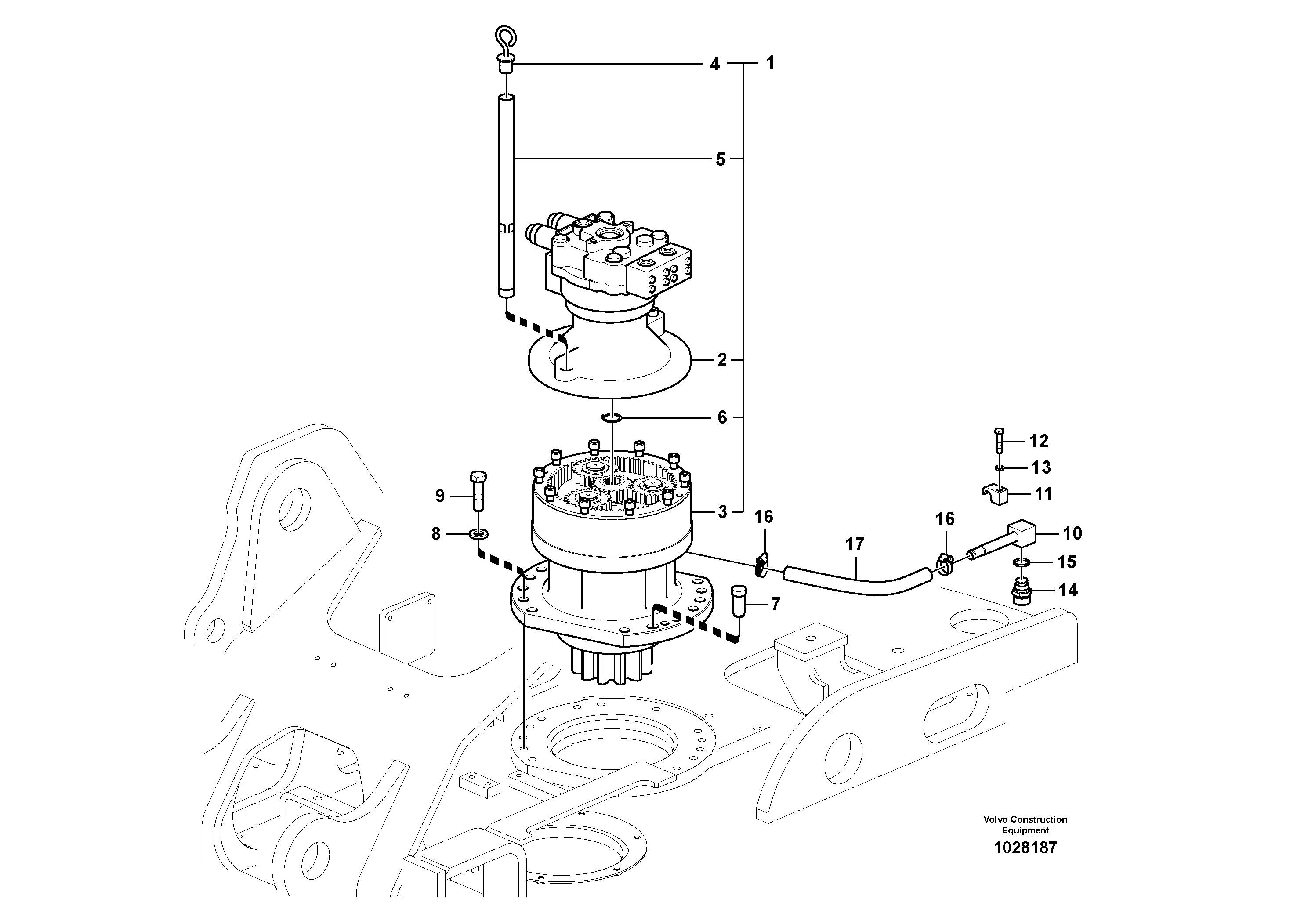 Mounting rail RM/VOE997424 VOLVO