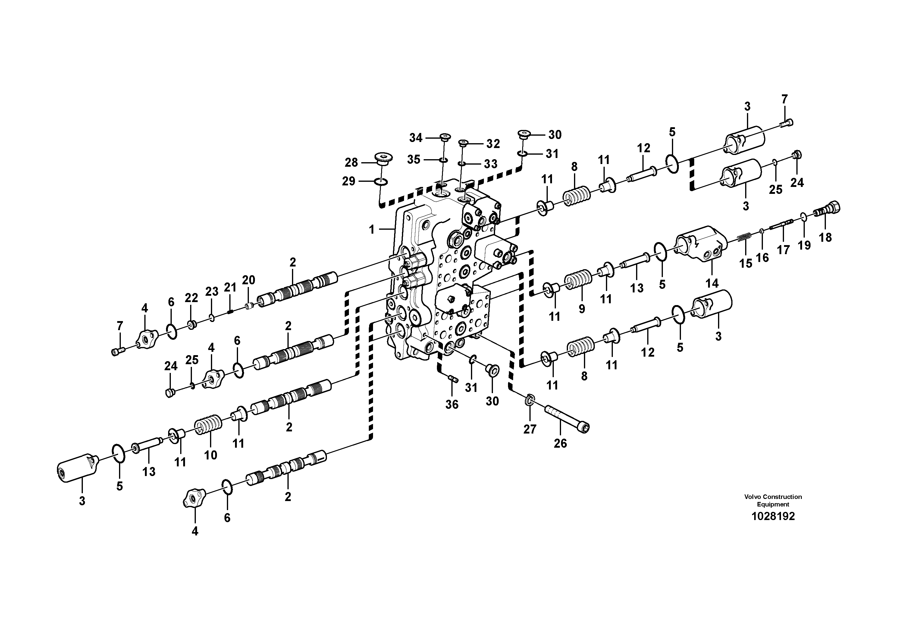 Plunger VOE14567862 VOLVO