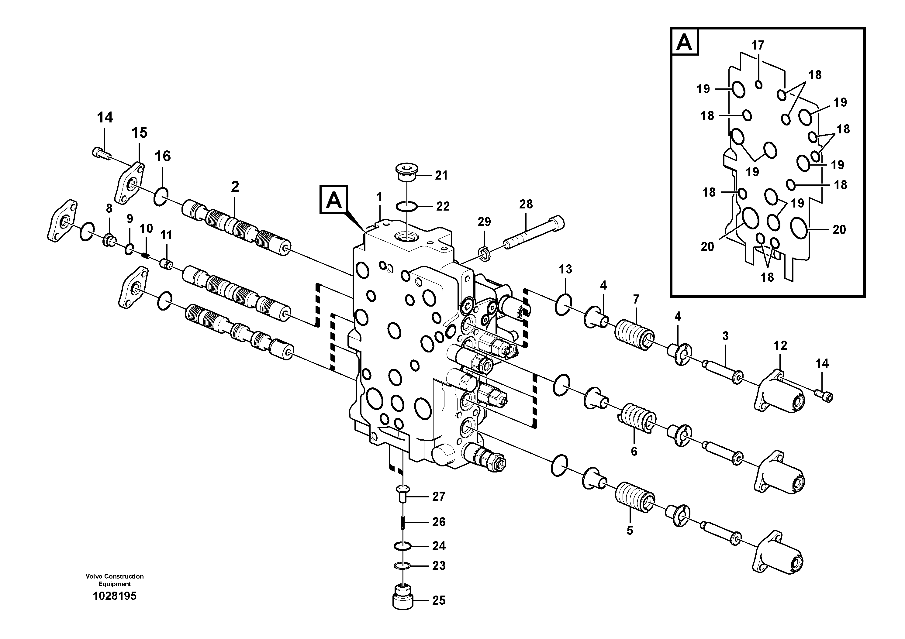 Plunger VOE14567869 VOLVO