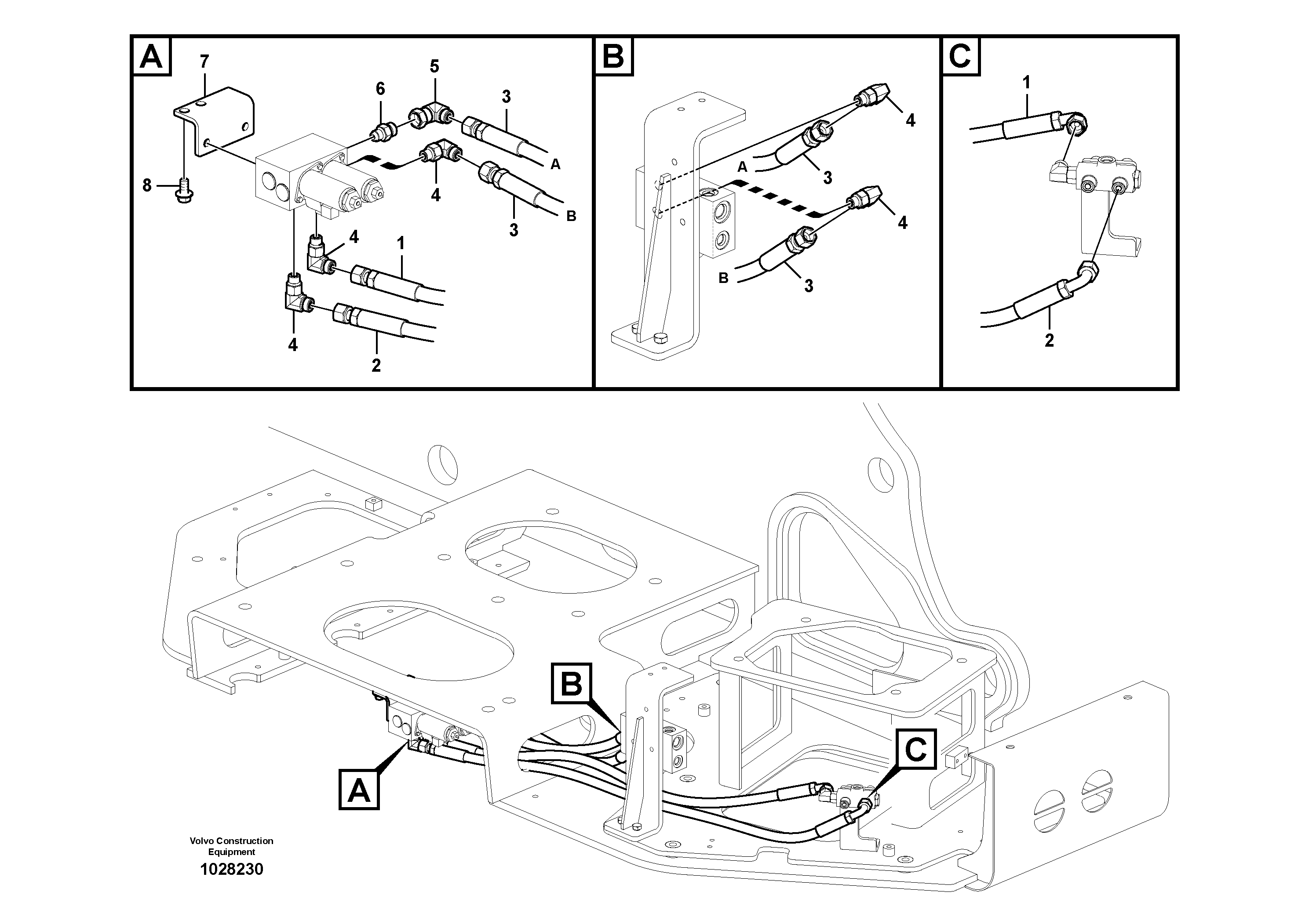 Seat frame VOE14553898 VOLVO