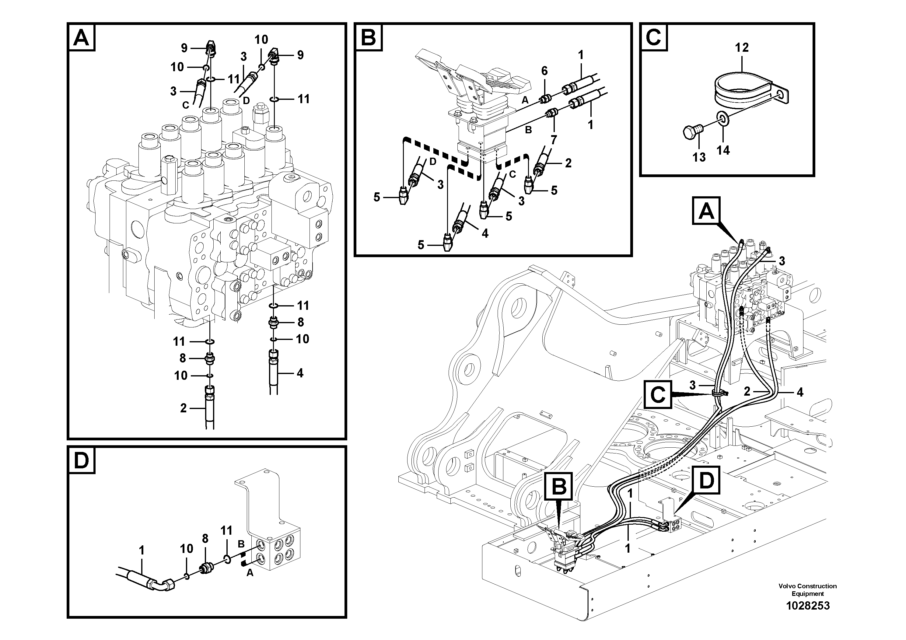 Timing gear casing VOE938319 VOLVO