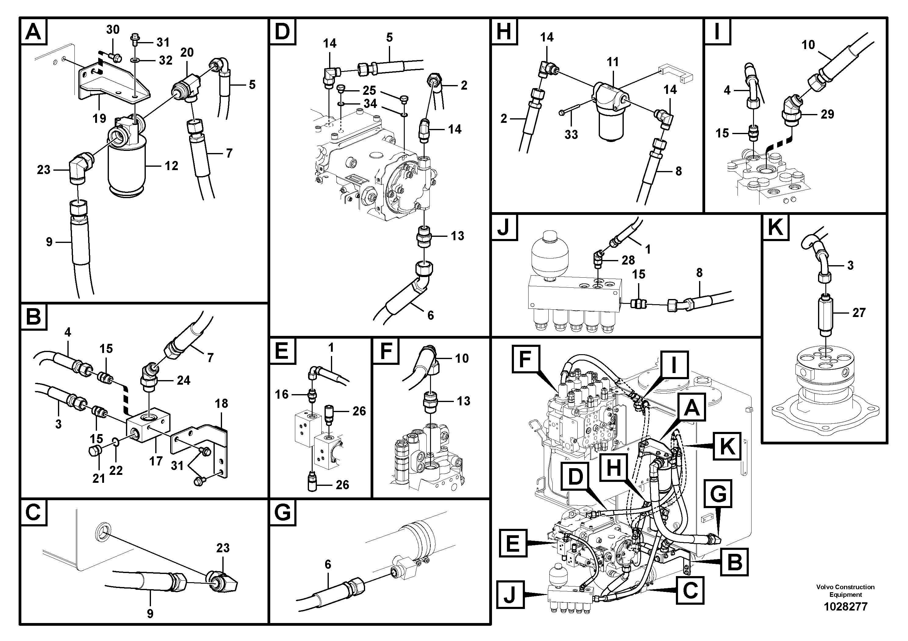 Seat frame VOE14674641 VOLVO