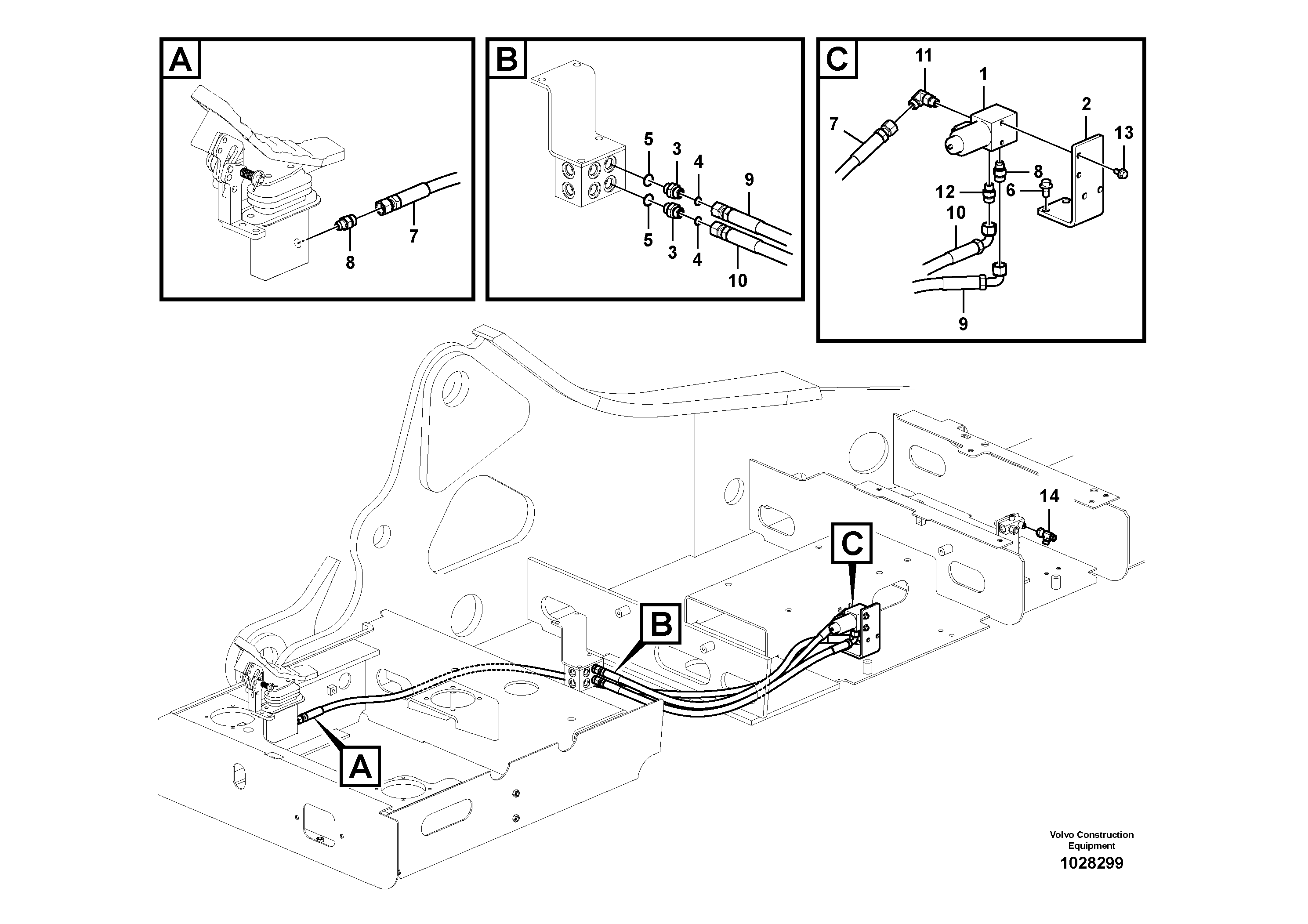 Timing gear casing VOE936696 VOLVO