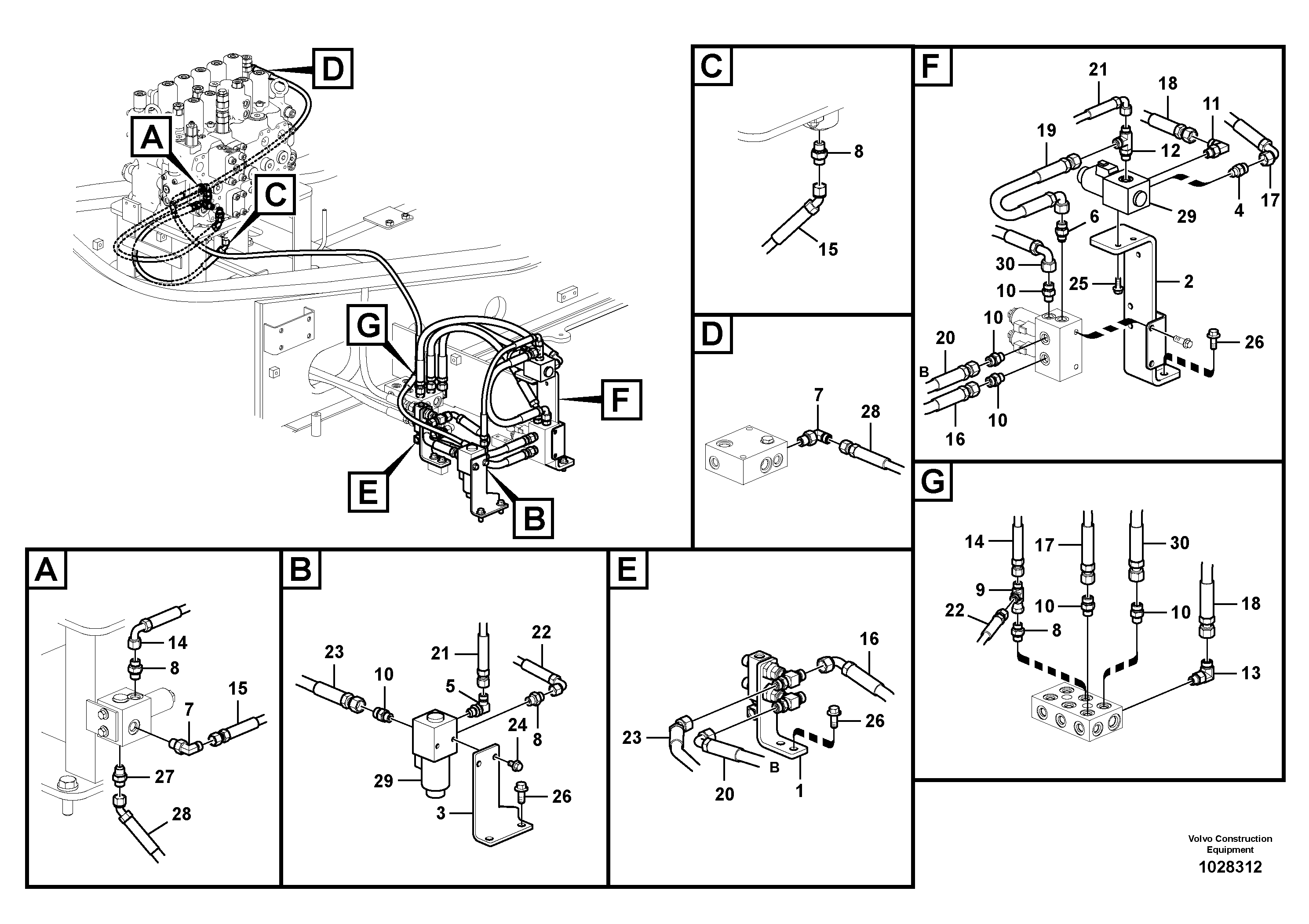 Timing gear casing VOE937844 VOLVO