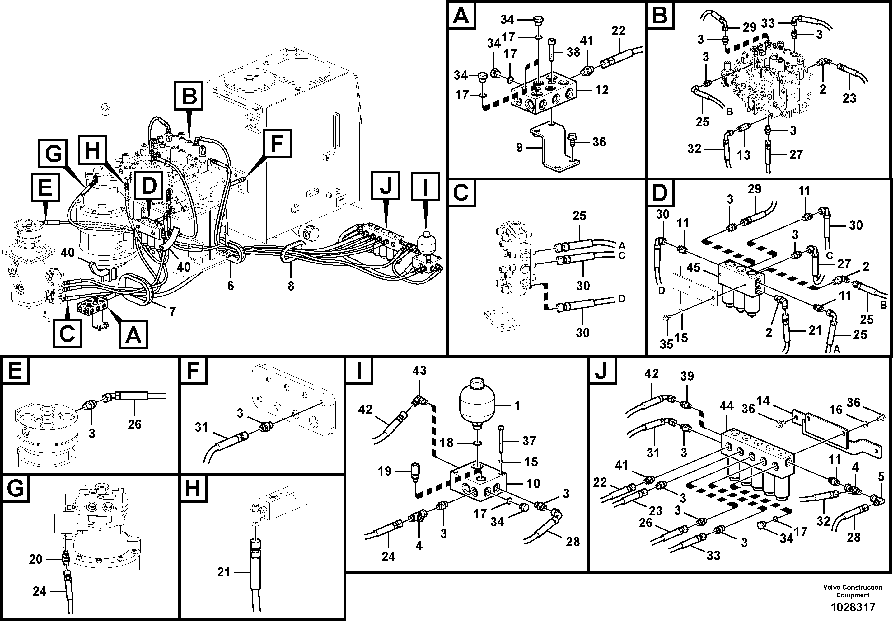 Seat frame VOE14539382 VOLVO