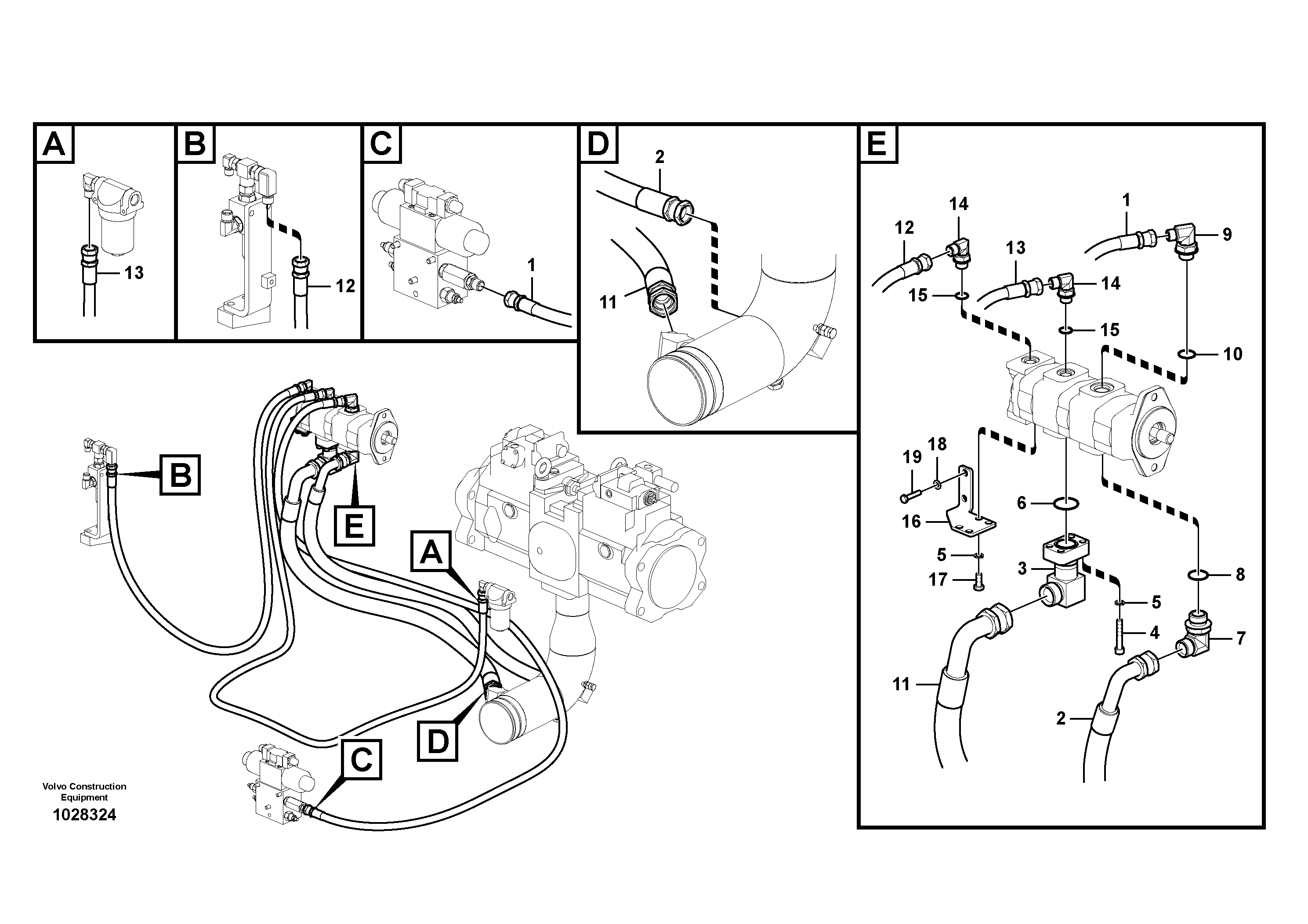 Timing gear casing SA9451-04575 VOLVO