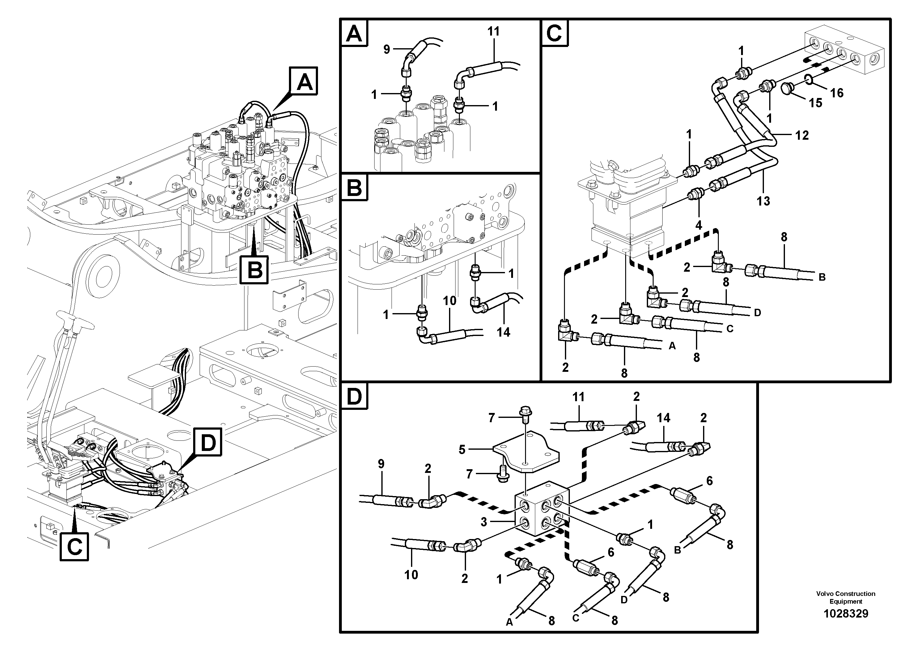 Timing gear casing VOE936961 VOLVO