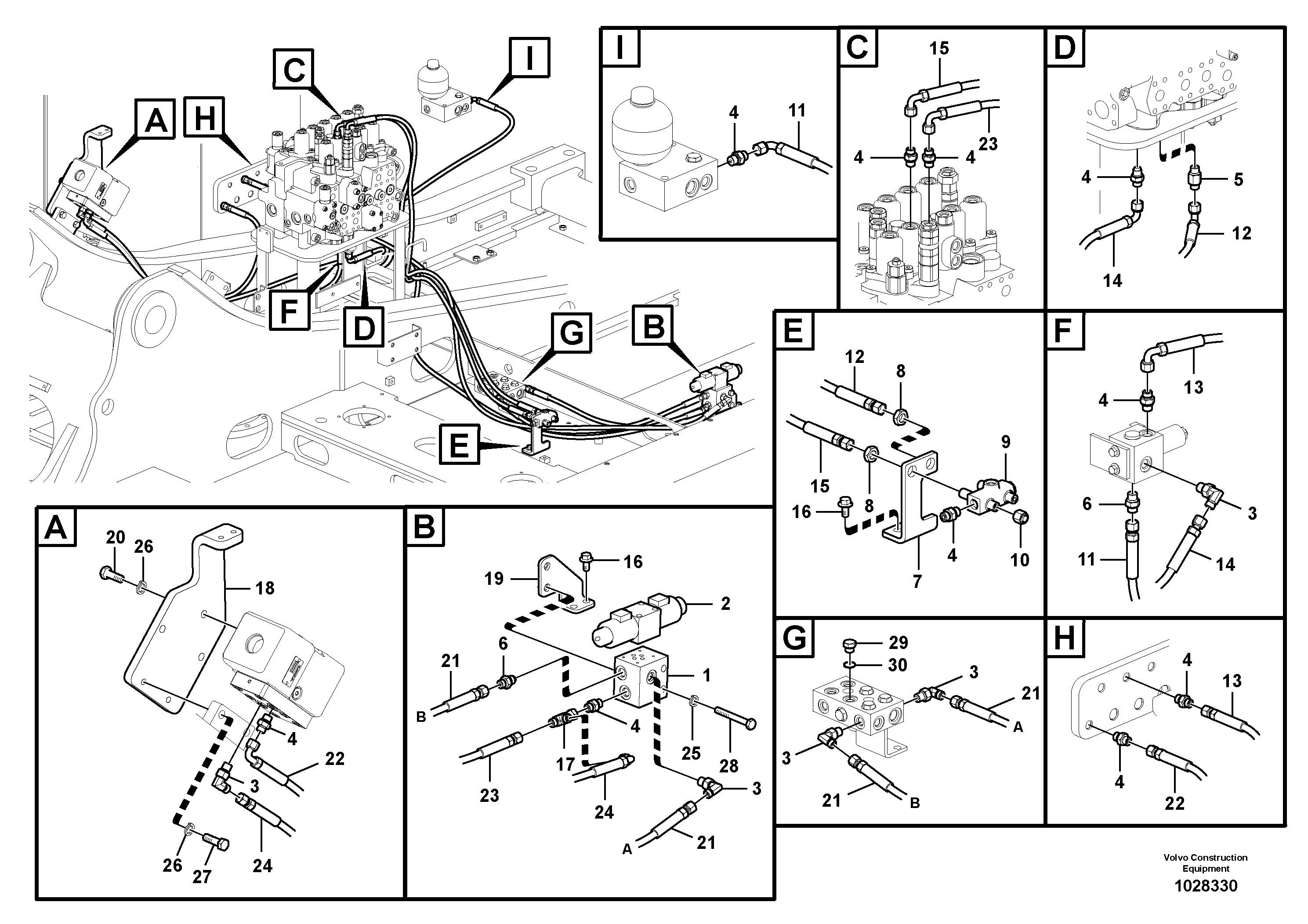 Seat frame VOE14539083 VOLVO