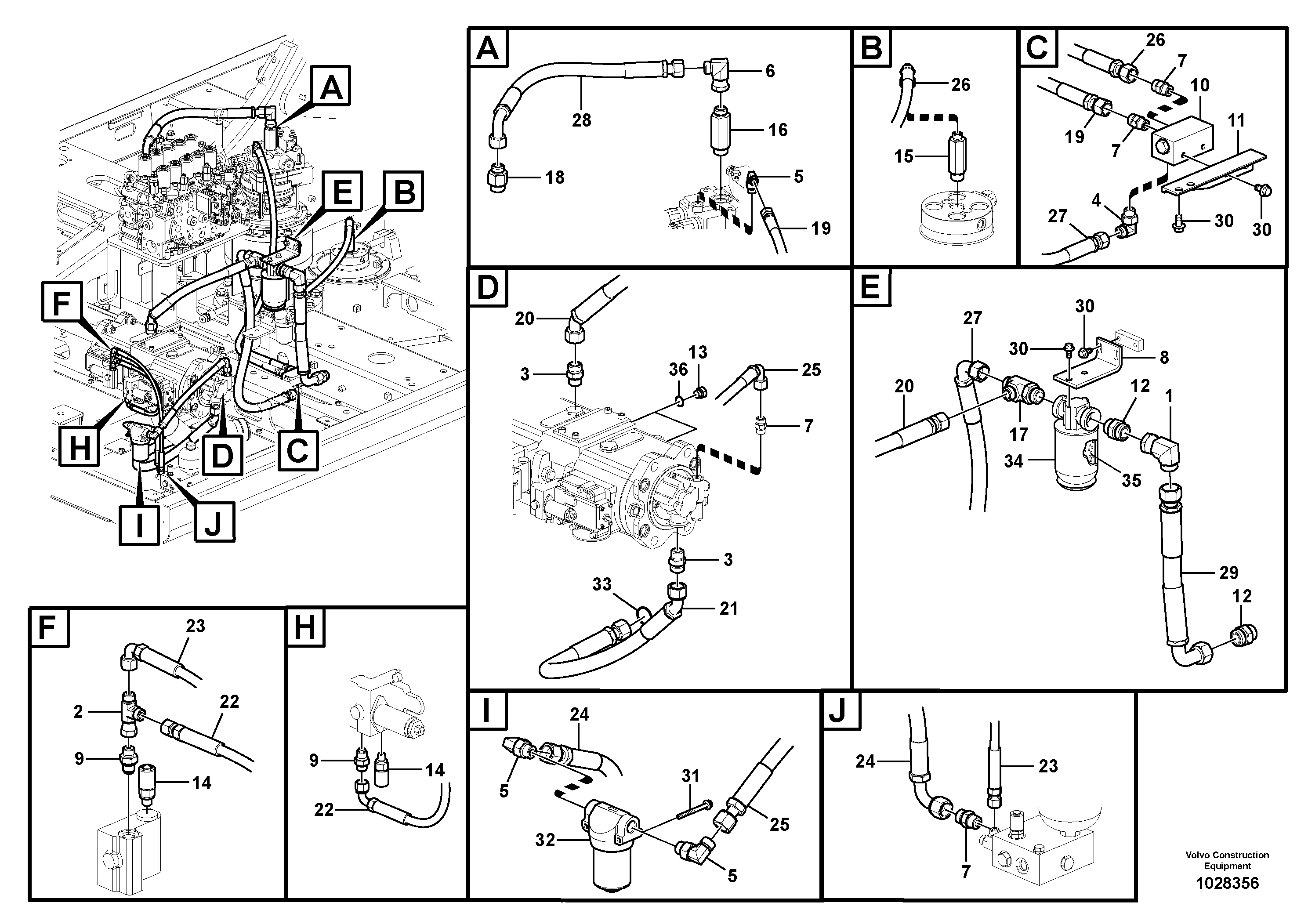Timing gear casing VOE937532 VOLVO