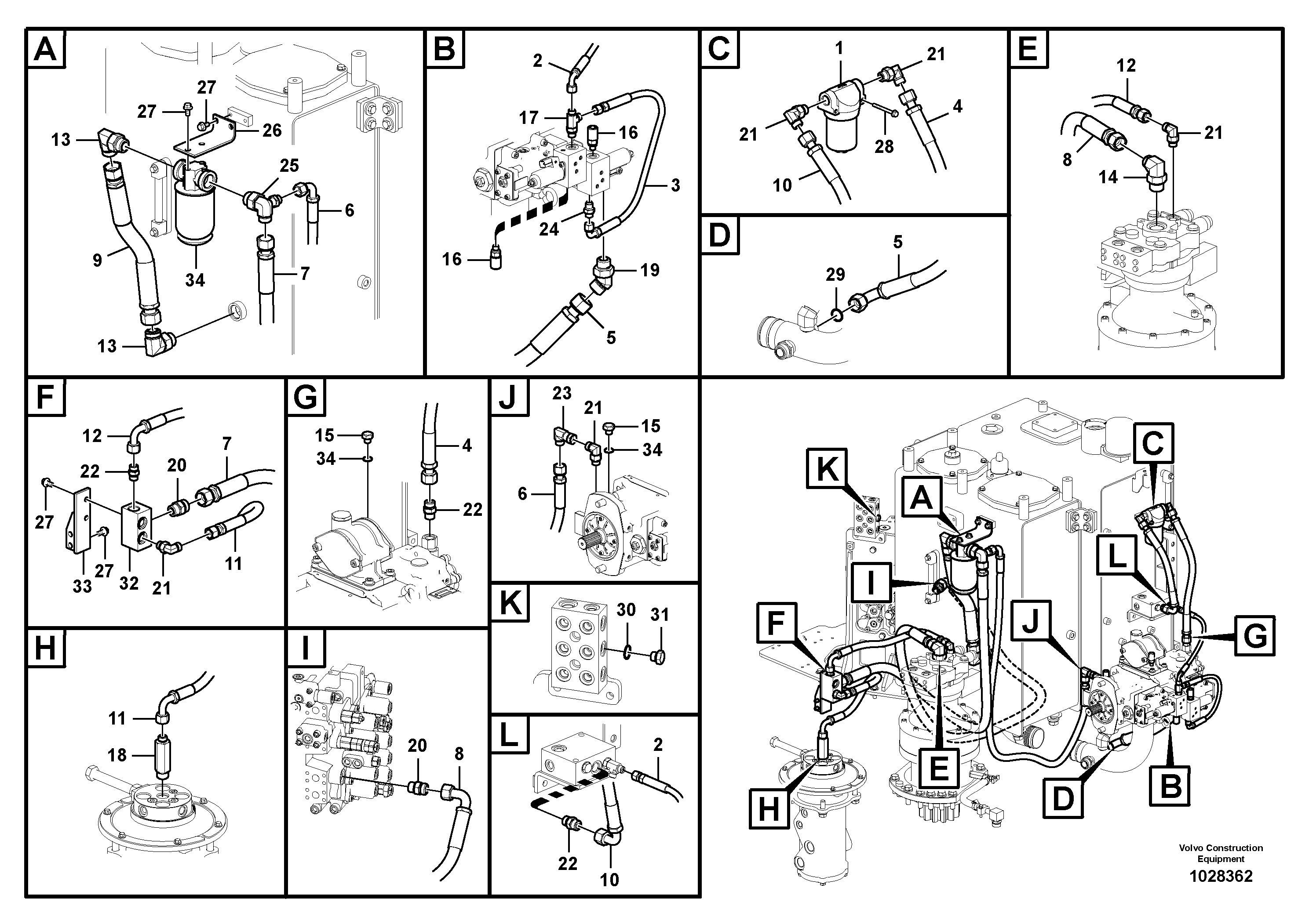 Bracket VOE14570357 VOLVO