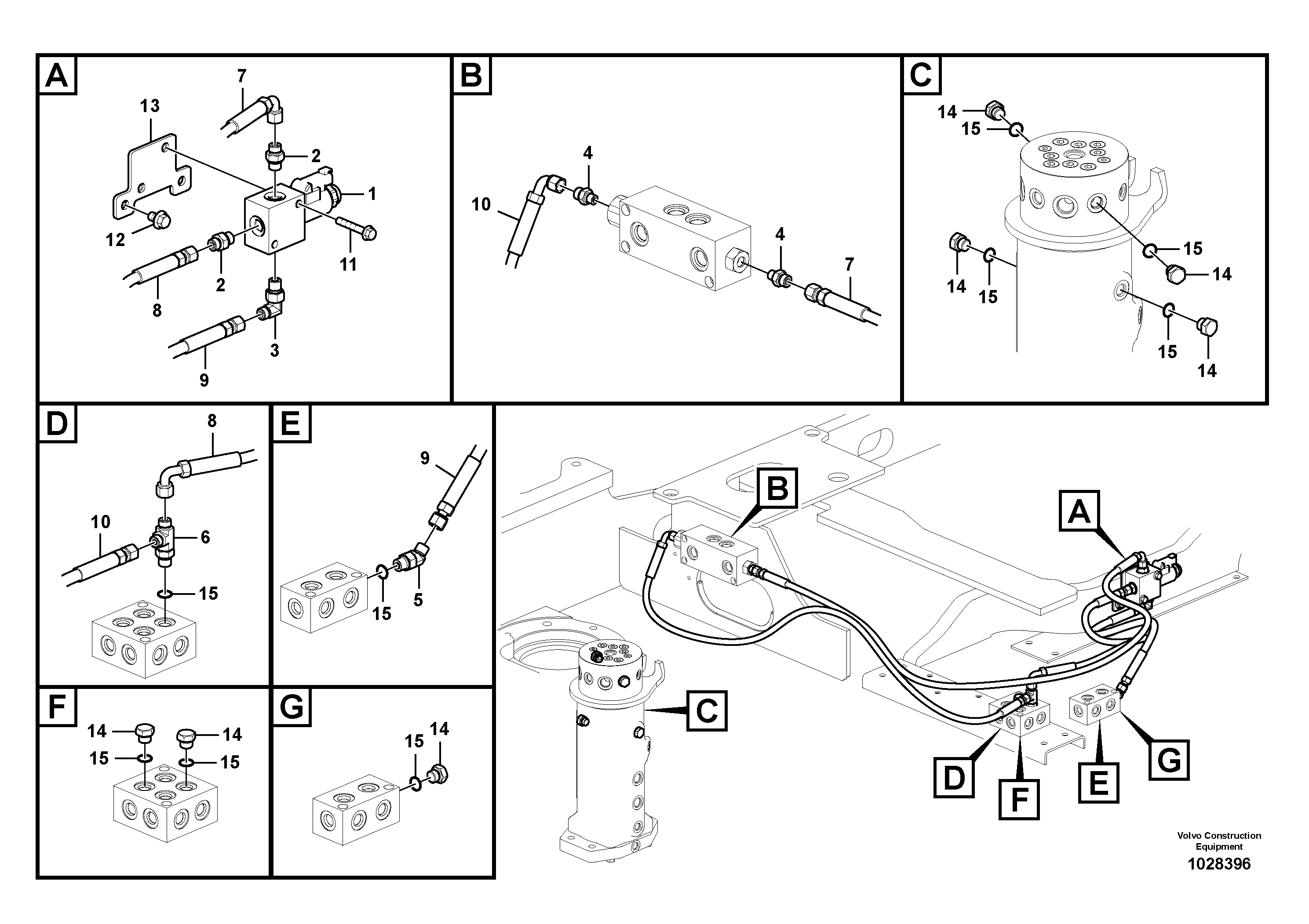 Seat frame VOE14565197 VOLVO