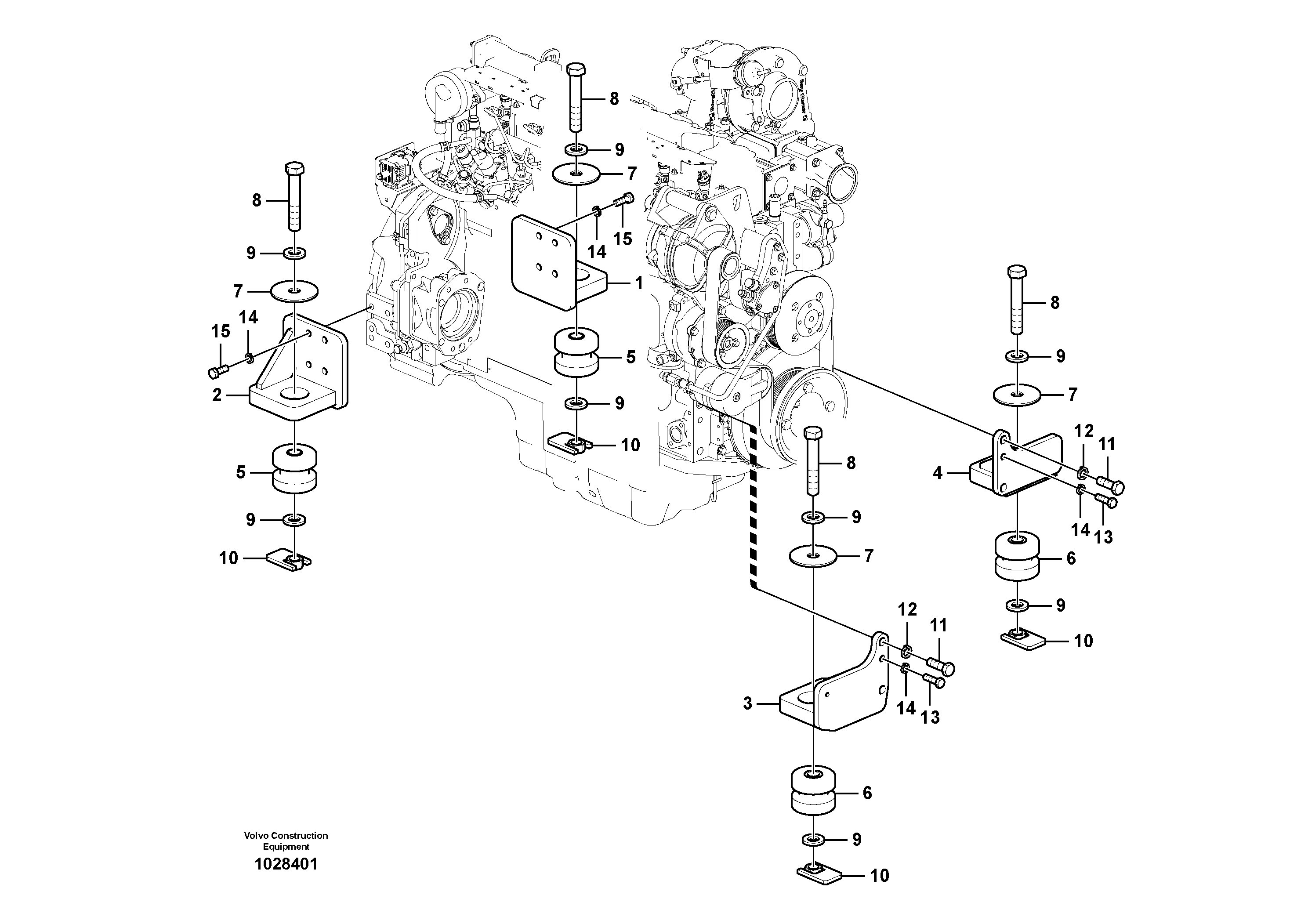 Seat frame VOE14577483 VOLVO