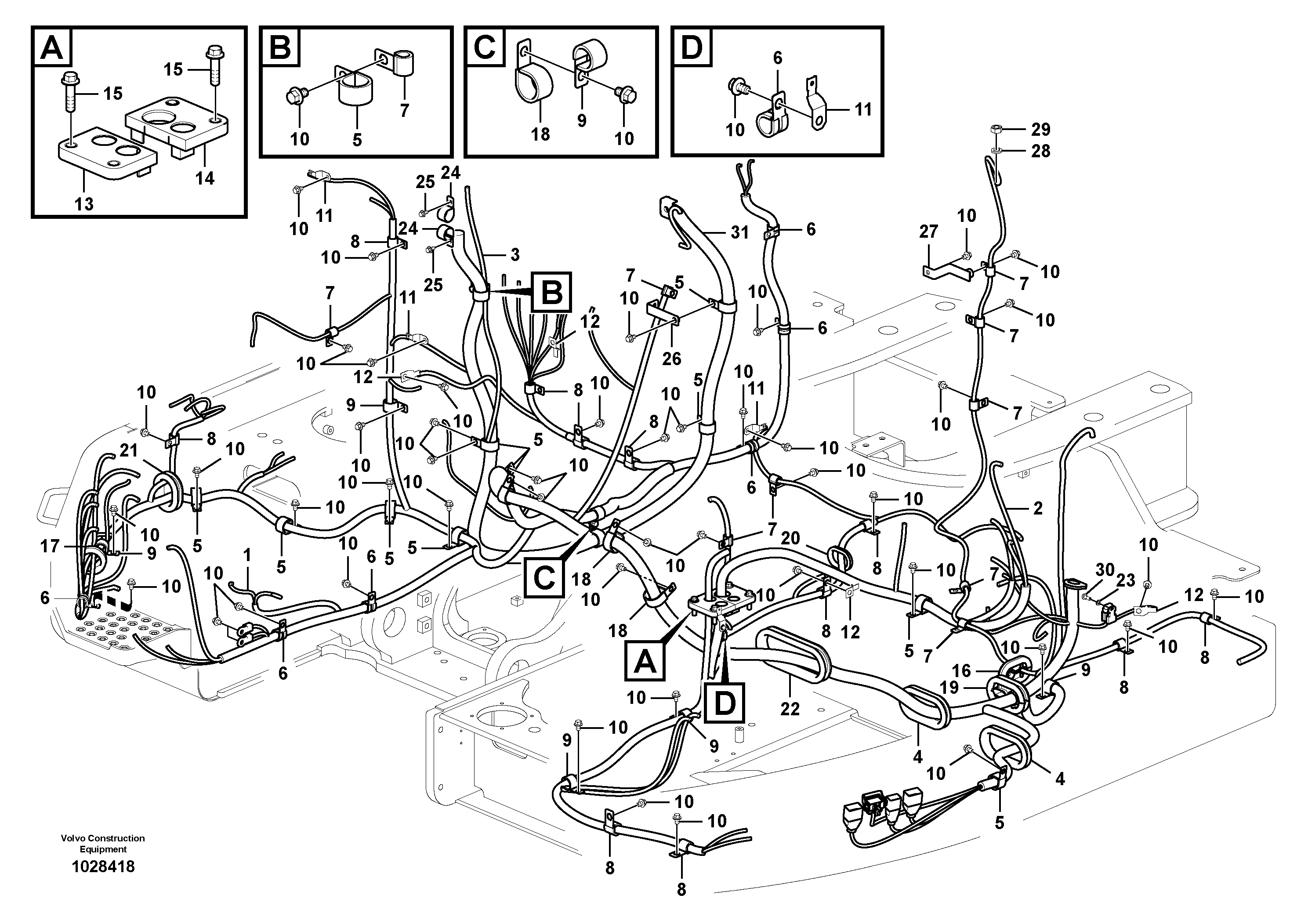 Support Leg VOE14682159 VOLVO
