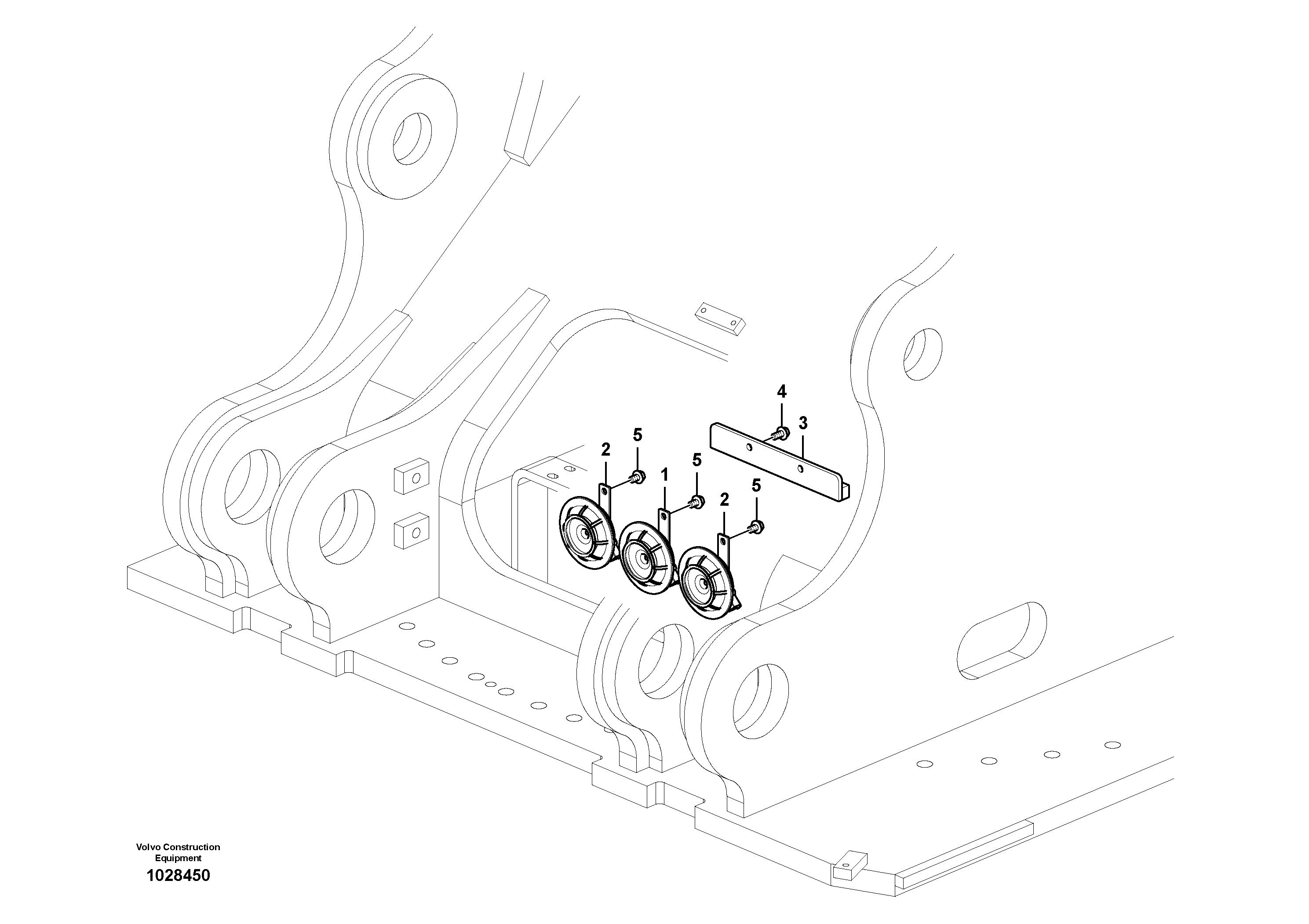 Seat frame VOE14702250 VOLVO