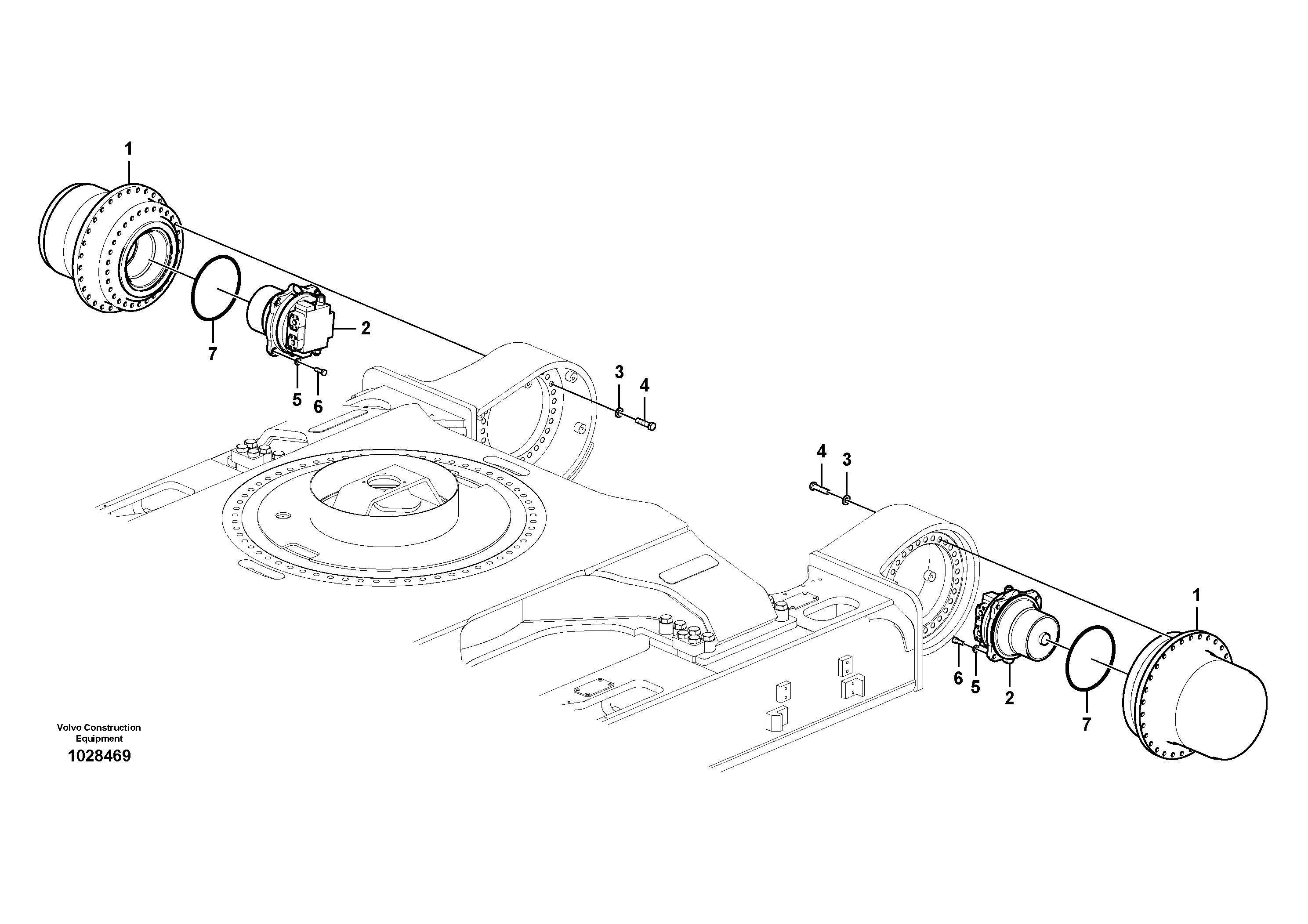 Mounting rail VOE997989 VOLVO