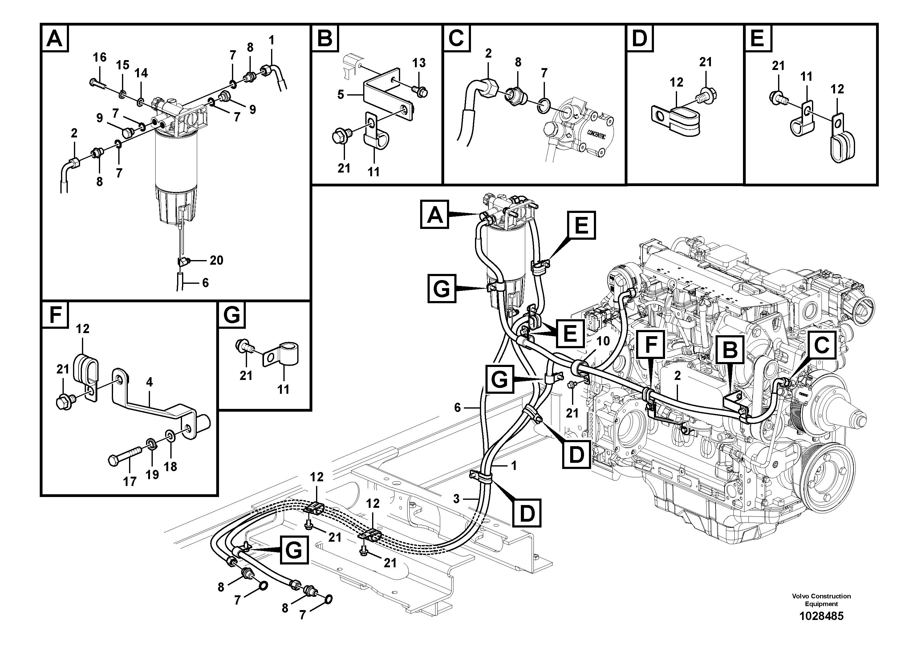 Clutch Spring VOE14557675 VOLVO