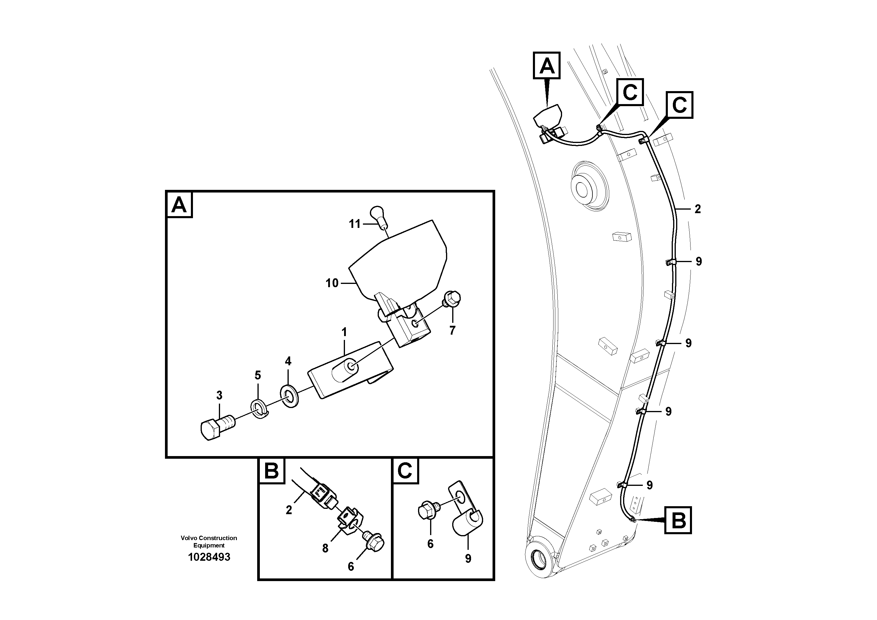 Support Leg VOE14568170 VOLVO