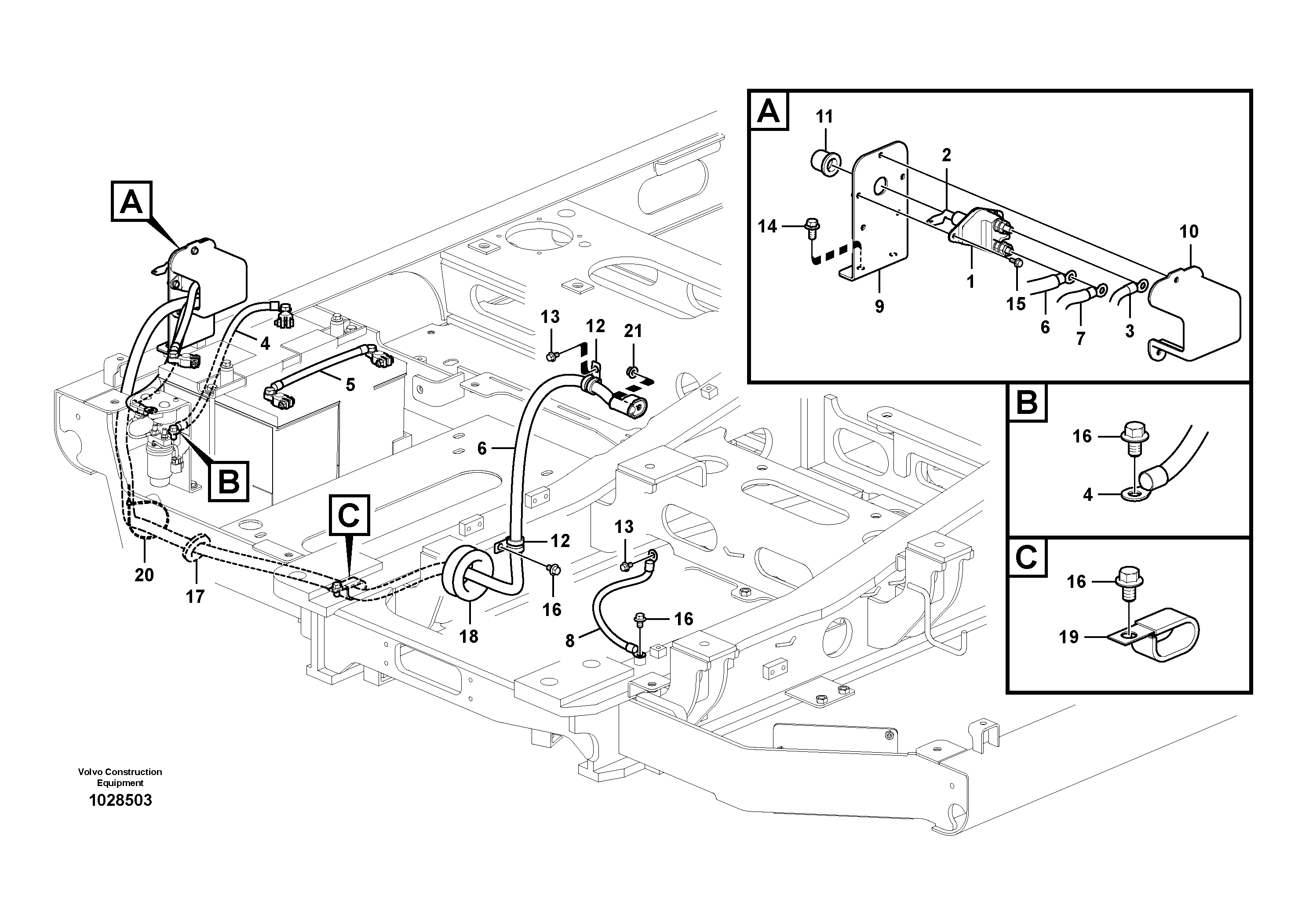 Brush Bearing VOE14558288 VOLVO