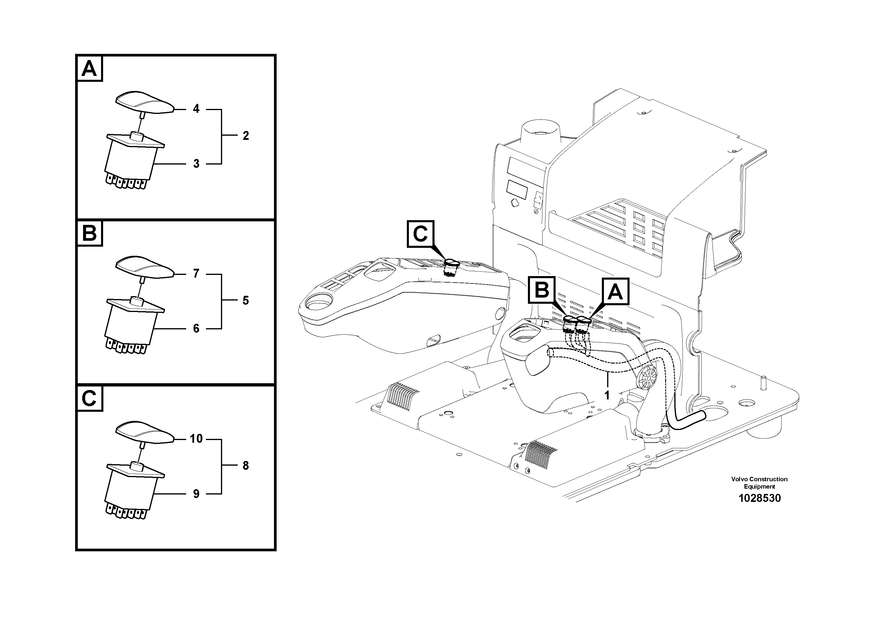 Wire harness VOE14611301 VOLVO