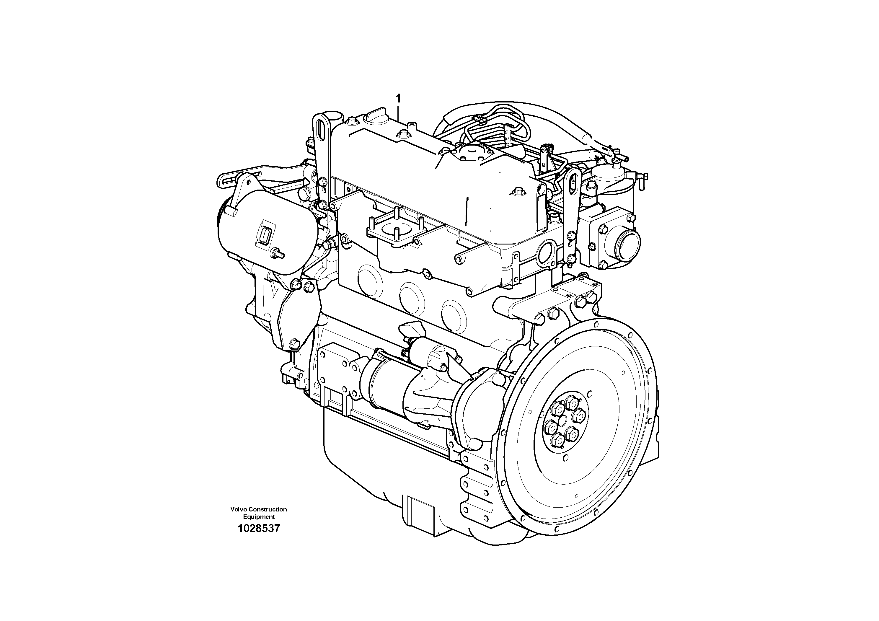 Engine VOE14650072 VOLVO