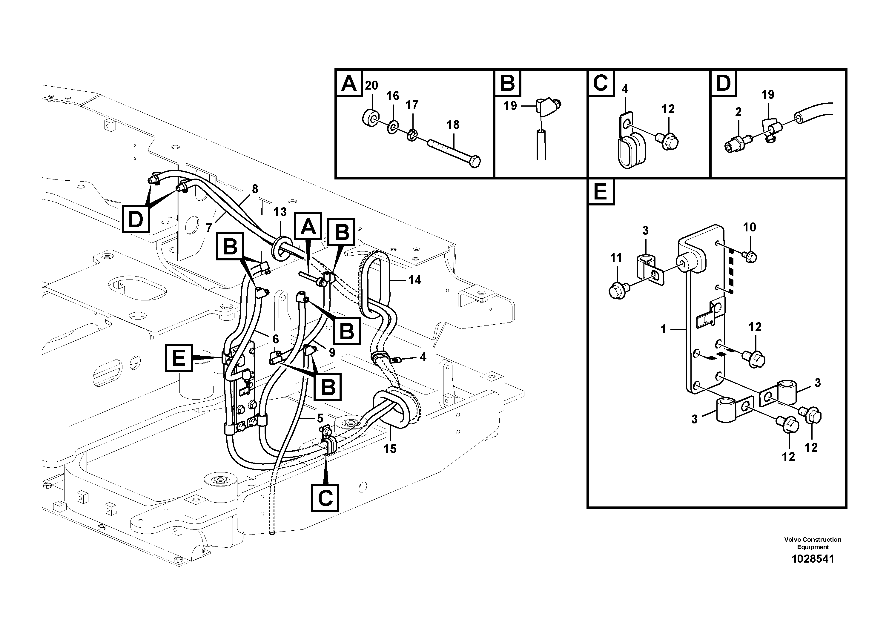 Boom Cylinder VOE14566472 VOLVO