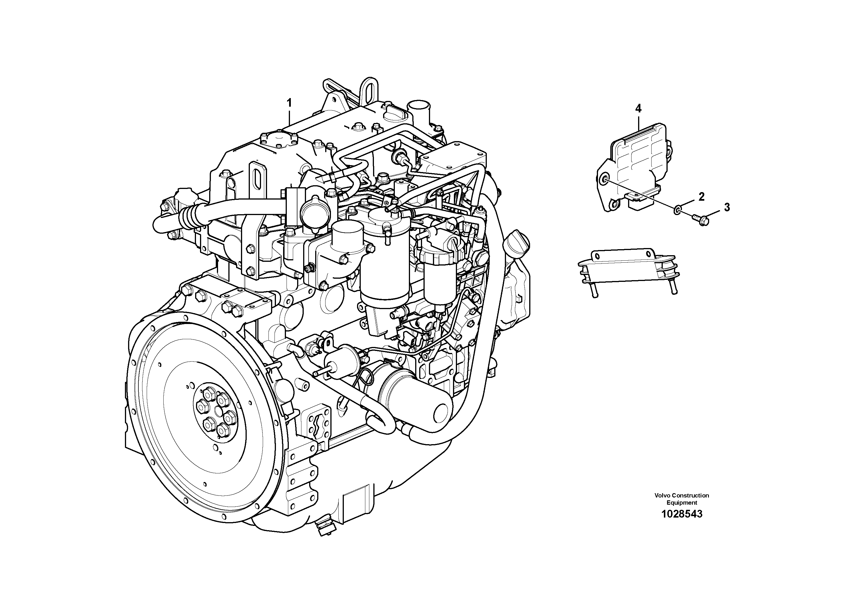 Engine VOE14653634 VOLVO
