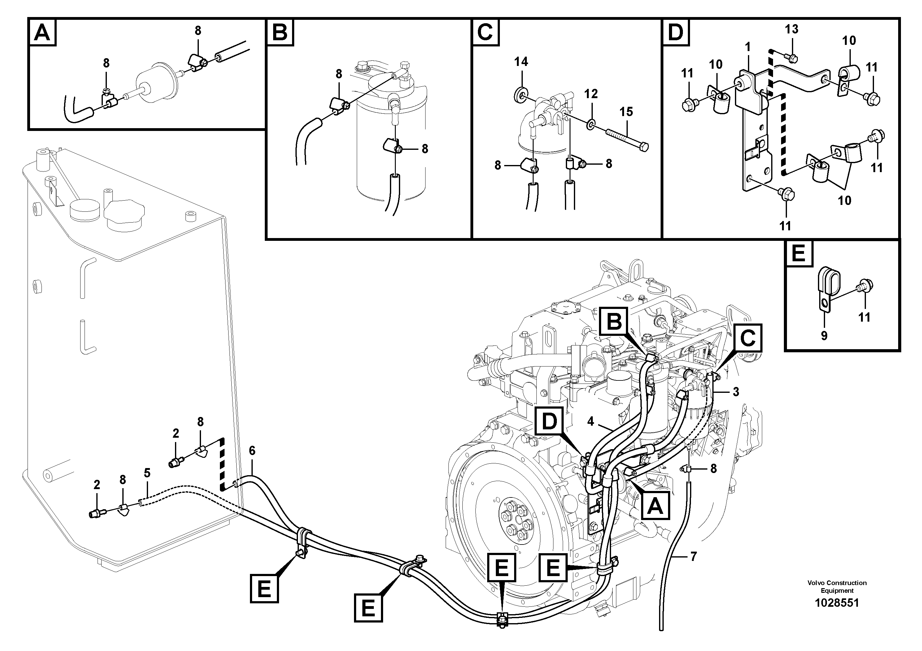 Seat frame VOE14568285 VOLVO