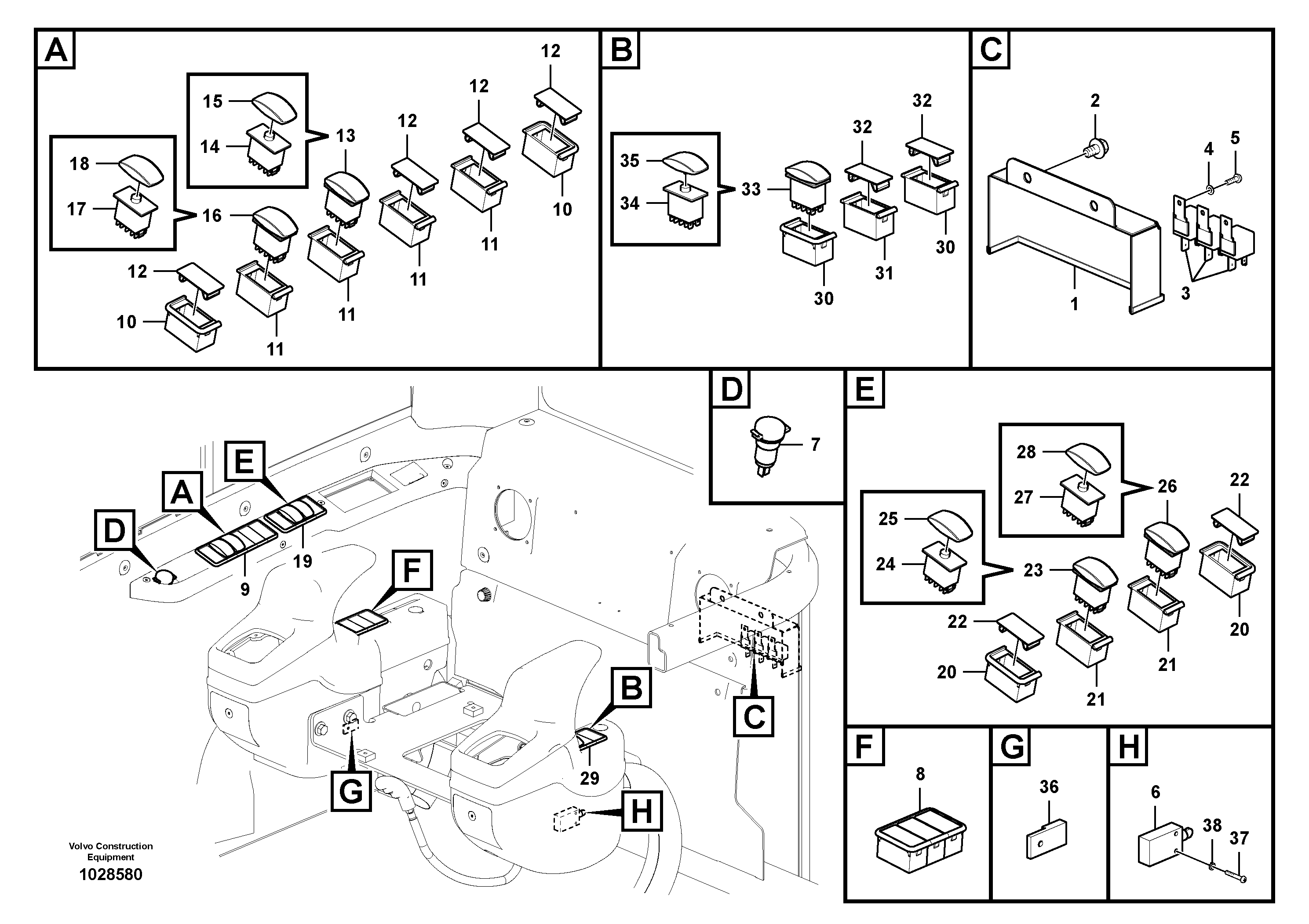 Switch VOE14555599 VOLVO