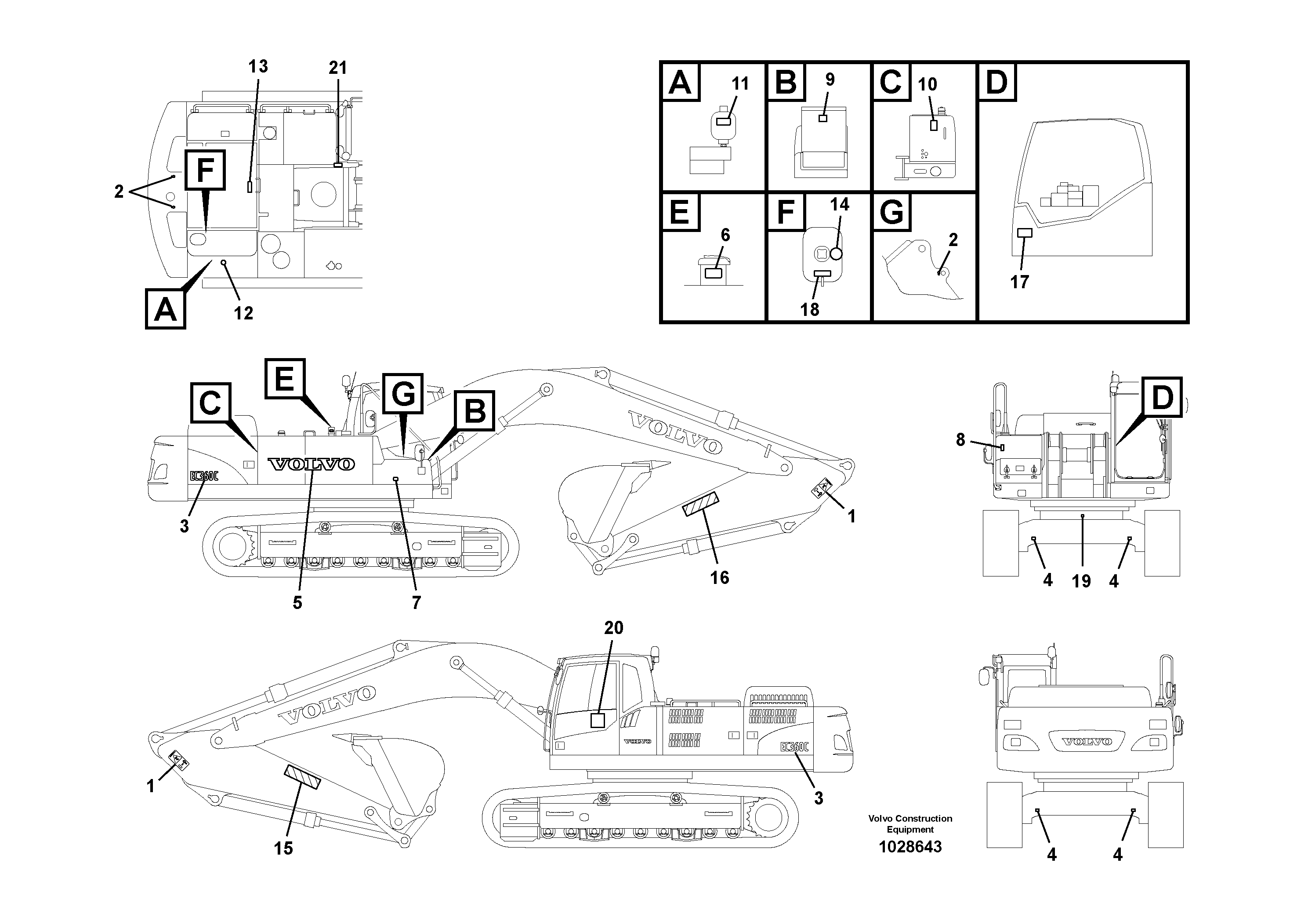 Cylinder Block VOE14560803 VOLVO