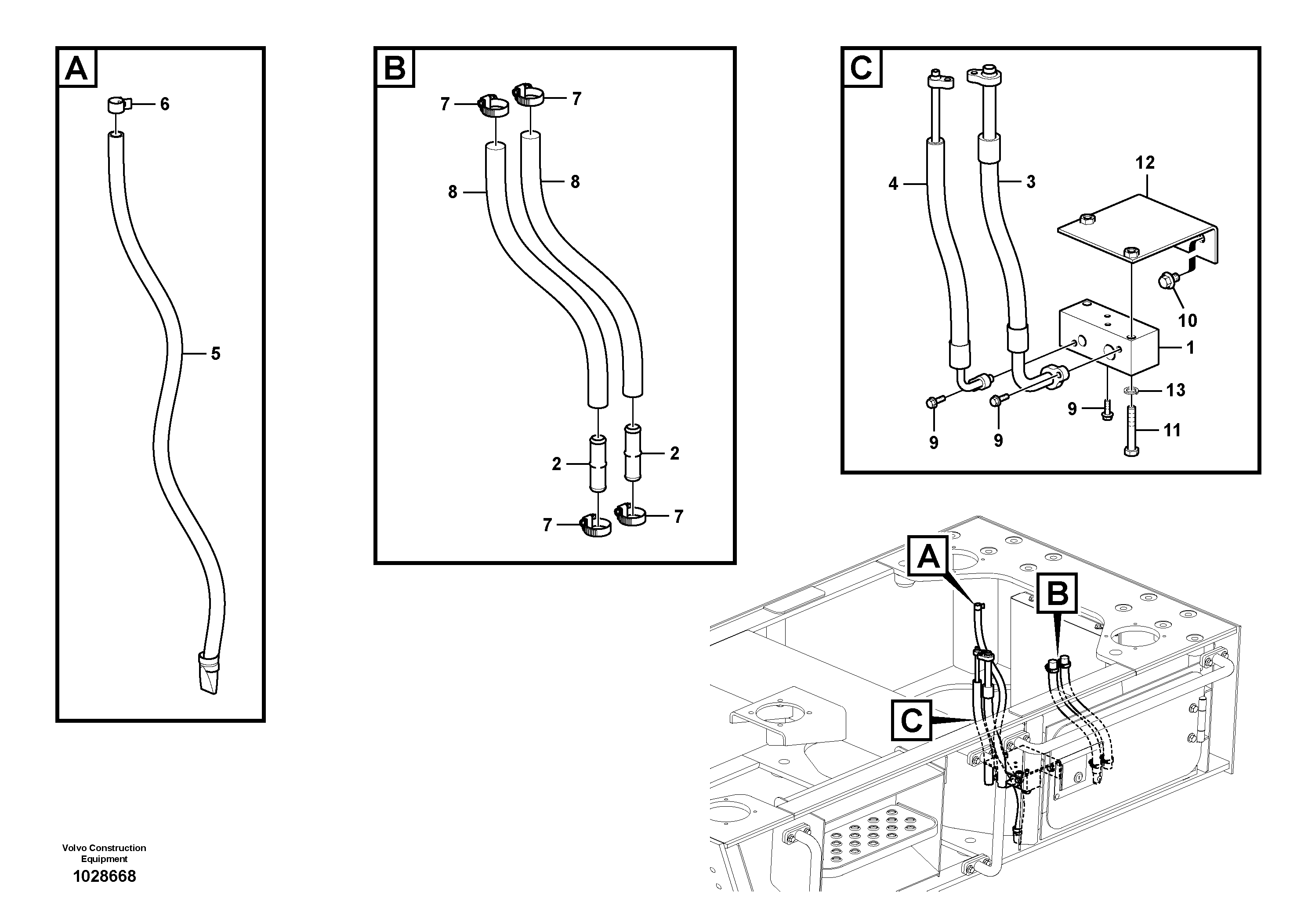 Bracket VOE14566522 VOLVO