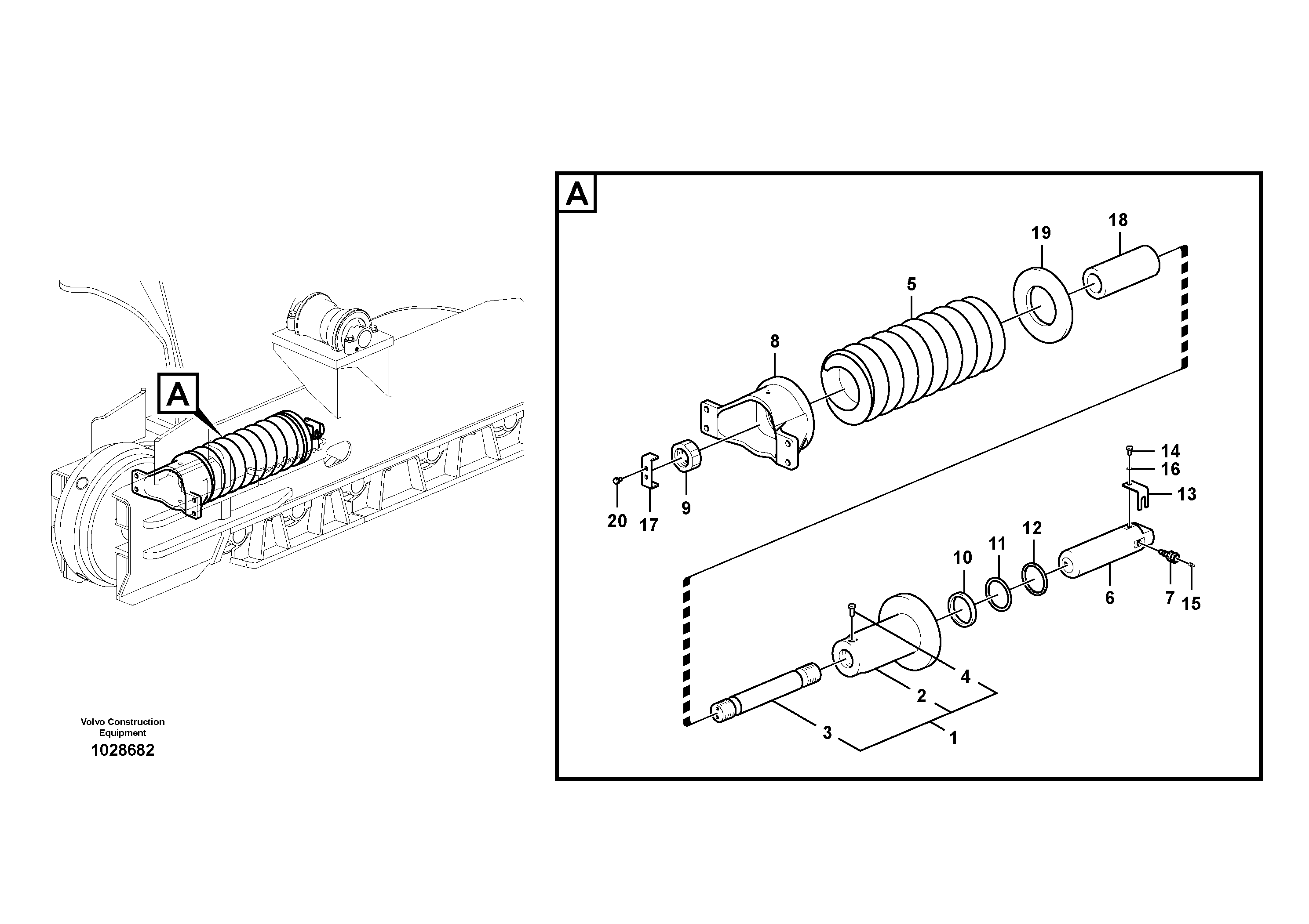 Stopper VOE14501654 VOLVO