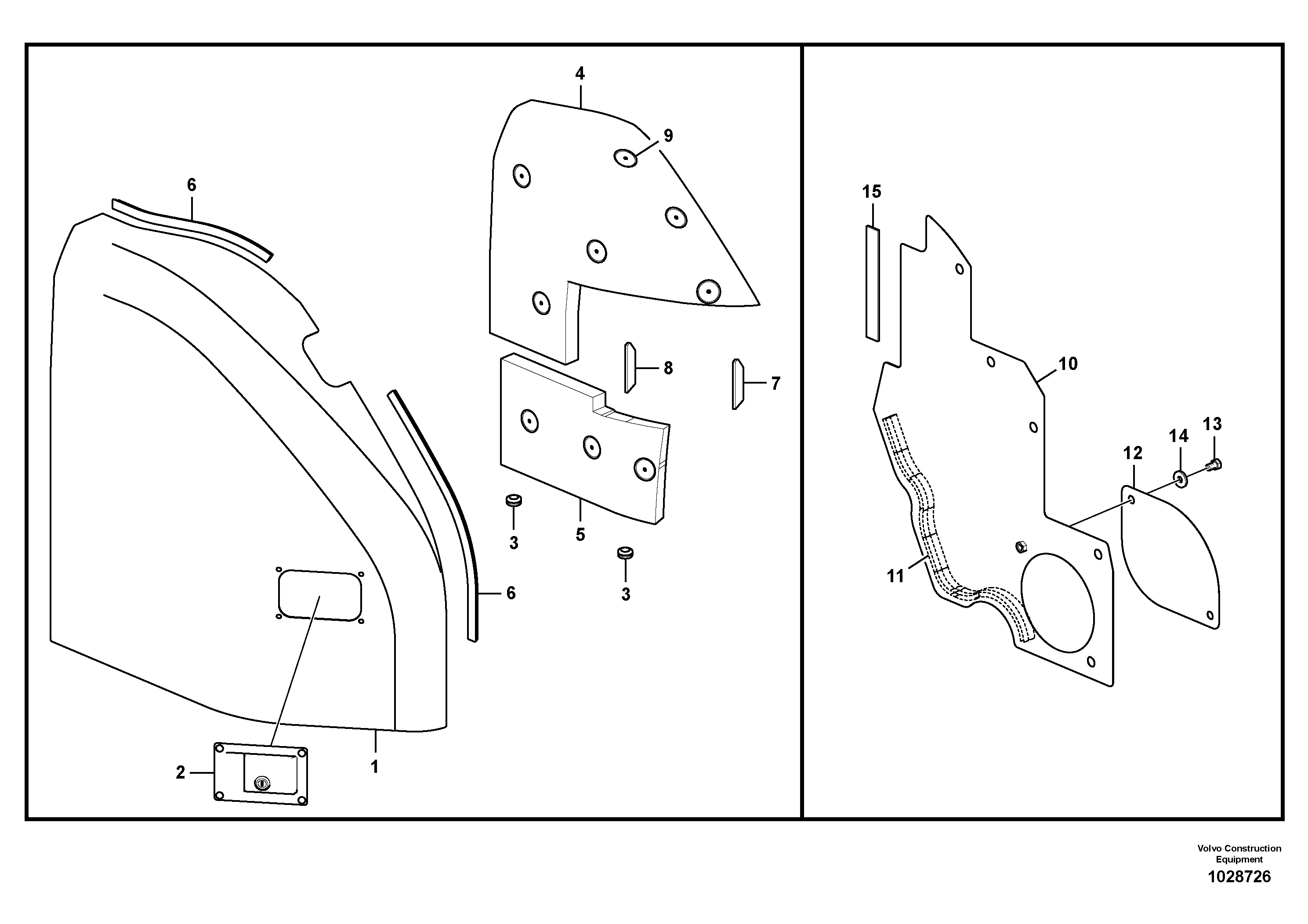 Rec.housing RM/VOE14551220 VOLVO