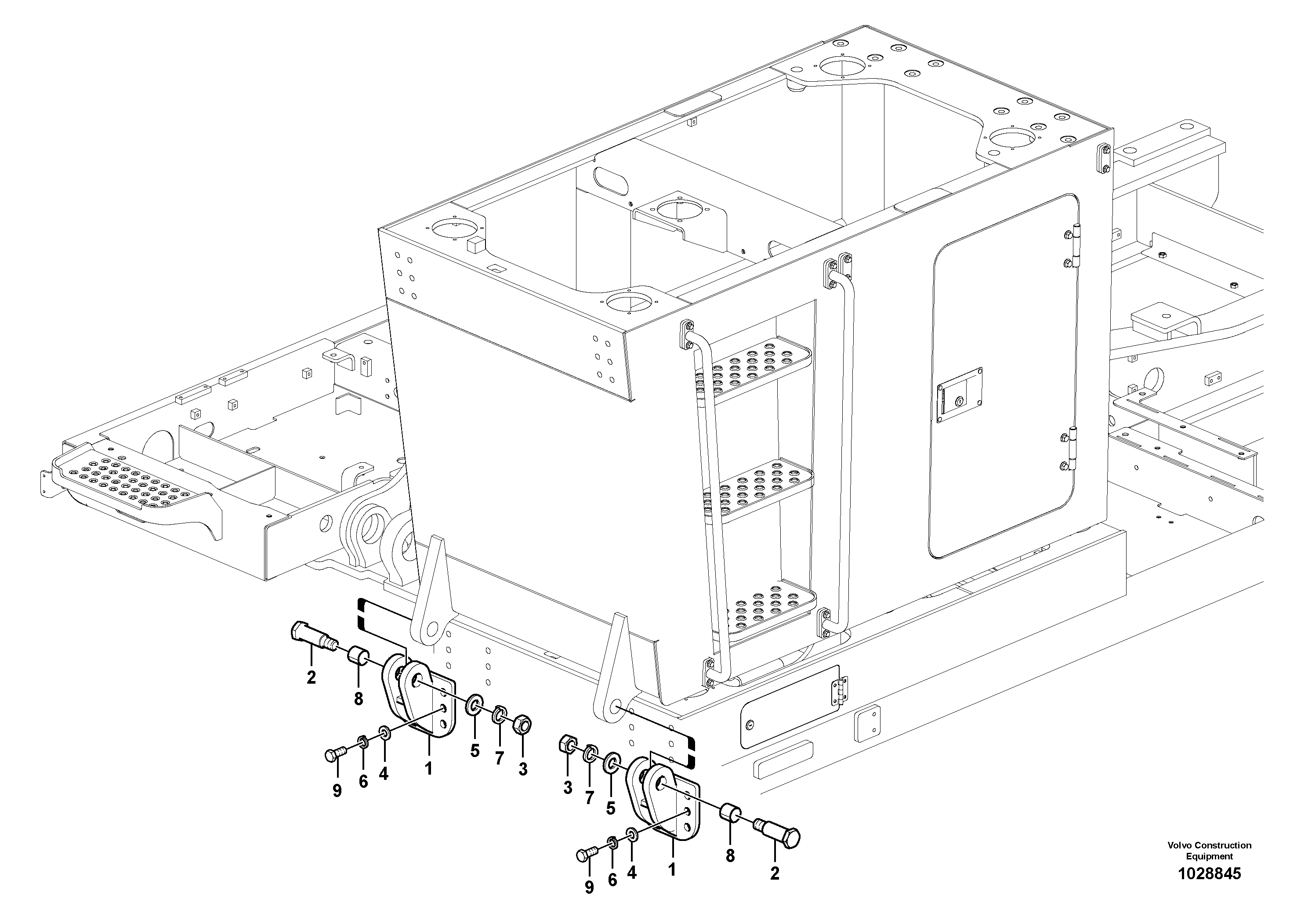 Stairs SA9611-04040 VOLVO