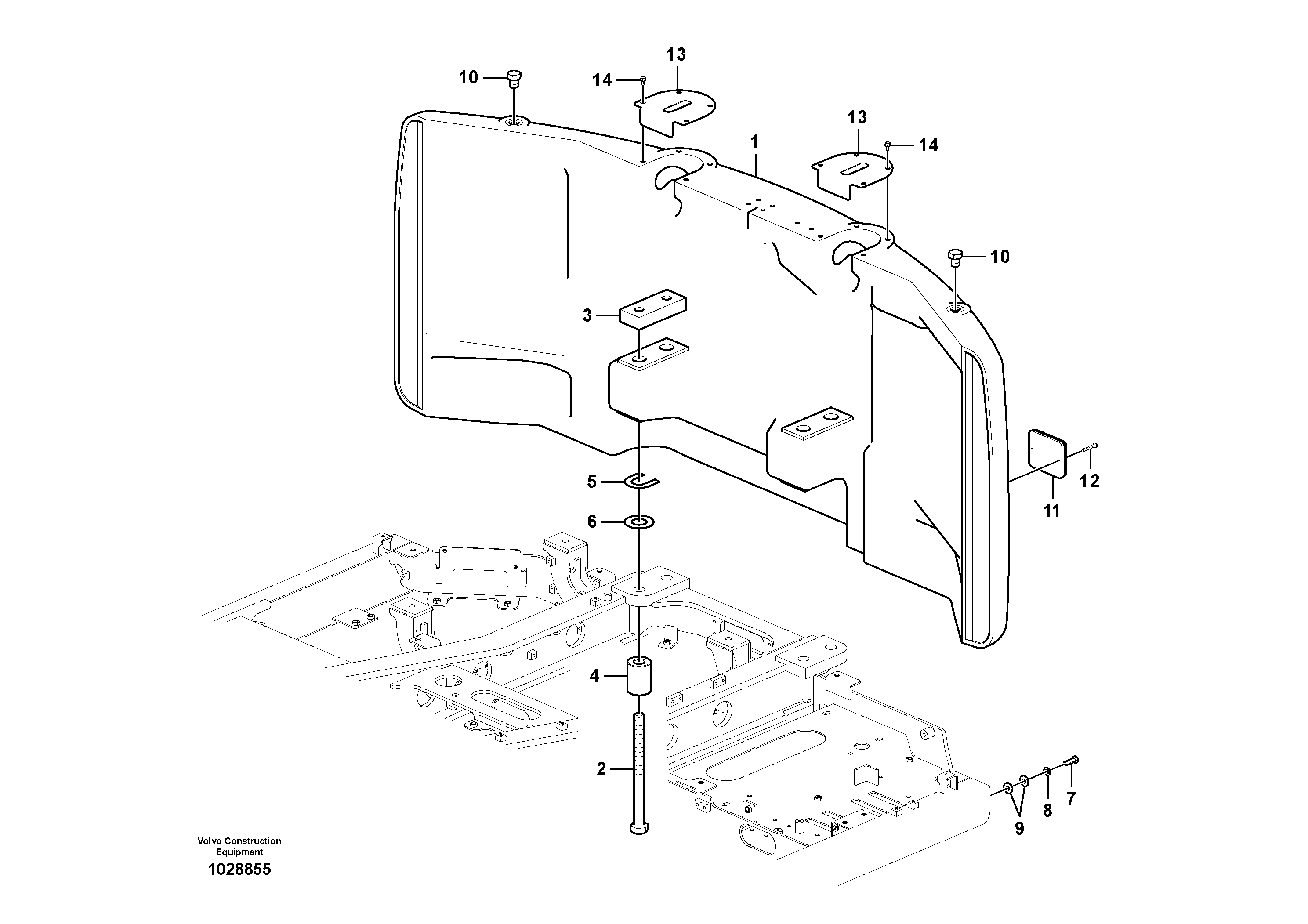 Digging Arm VOE14558215 VOLVO