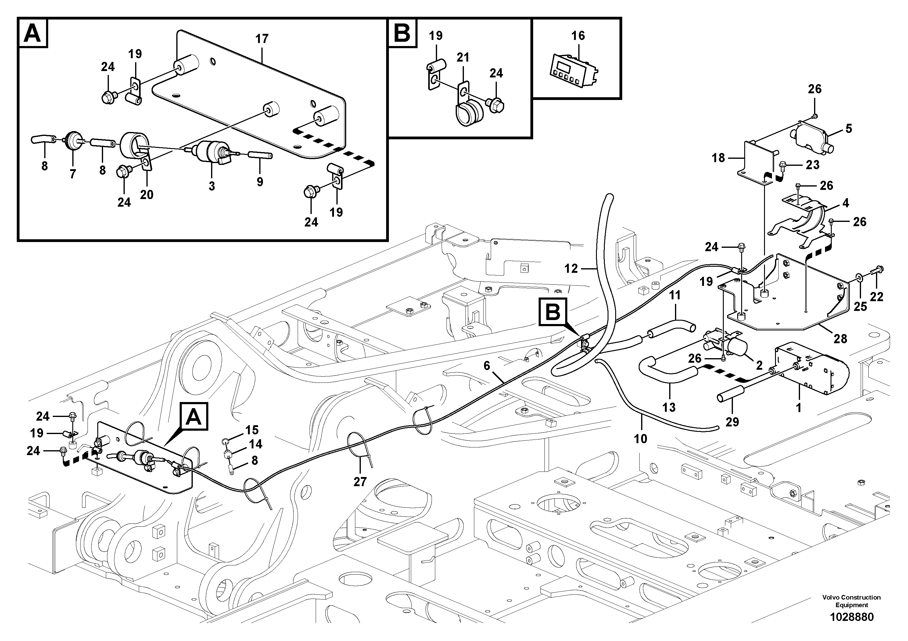 Hose SA/VOE9961-23313 VOLVO