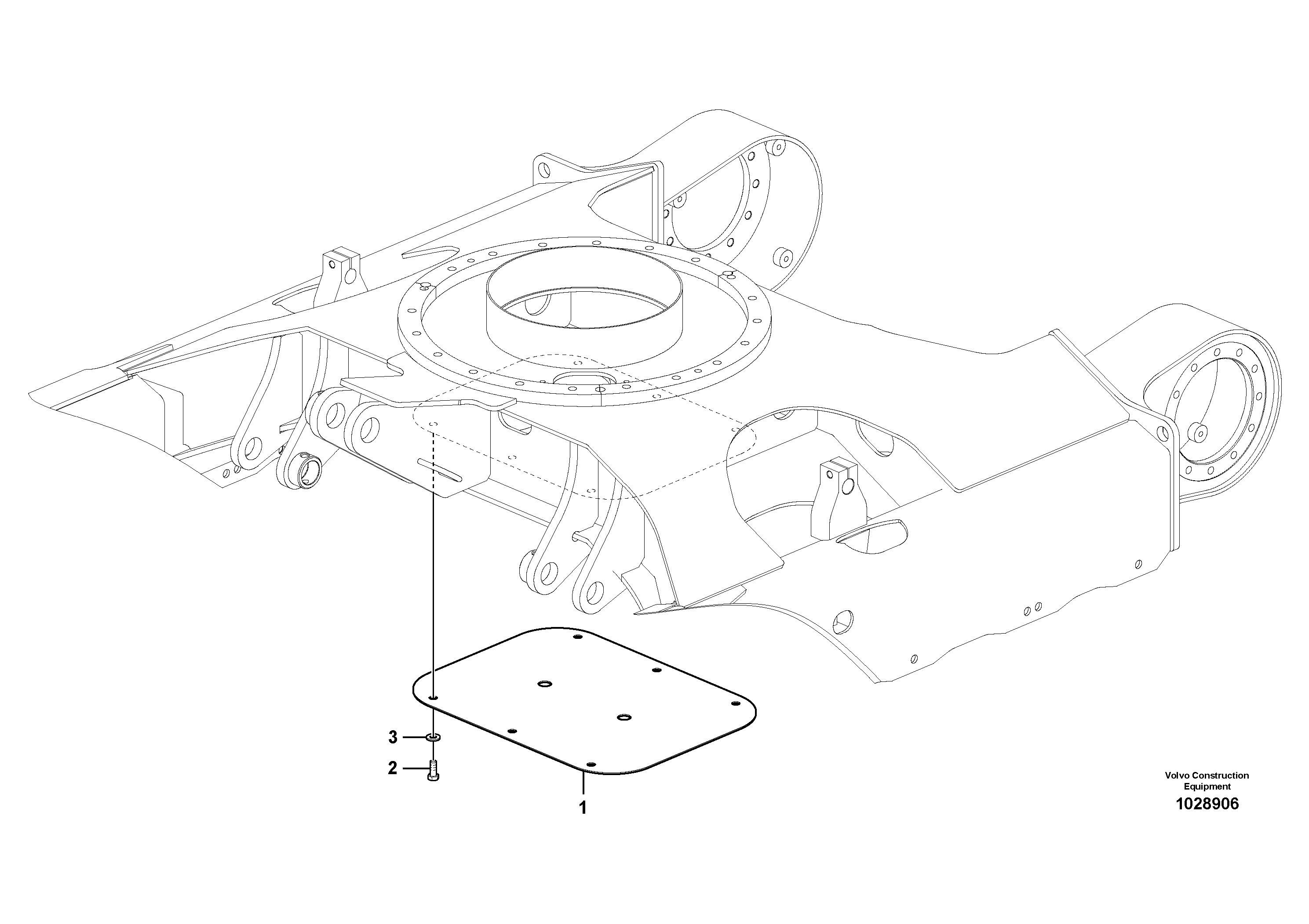 Маслоотражающее кольцо VOE14595286 VOLVO