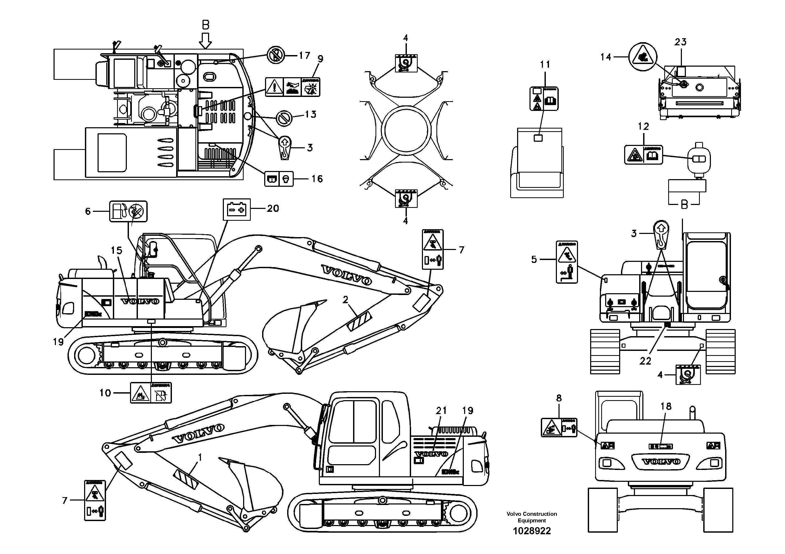 Cylinder Block VOE14558899 VOLVO
